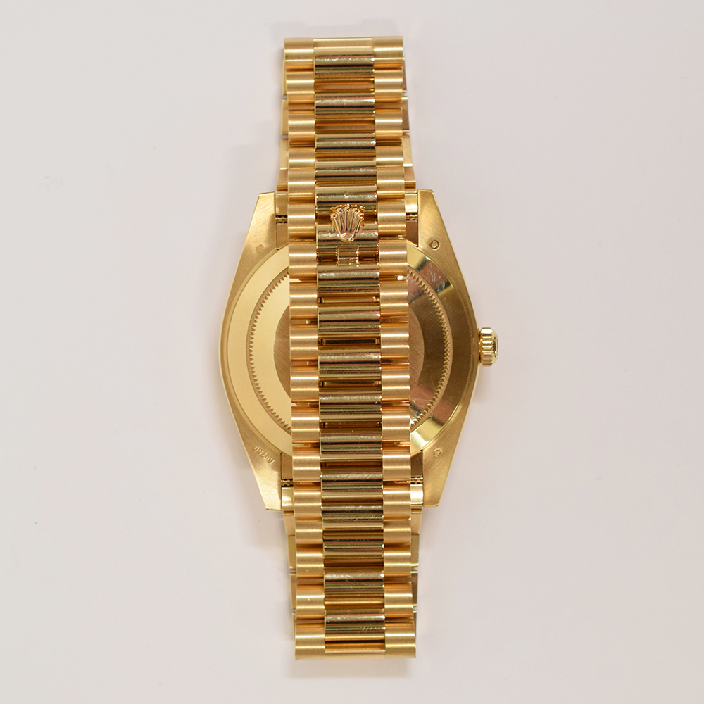 Day-Date Yellow Gold Green Ombré Dial Product Image 7