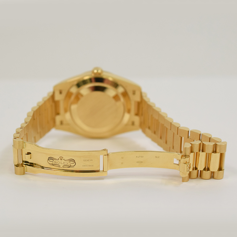 Day-Date Yellow Gold Green Ombré Dial Product Image 4