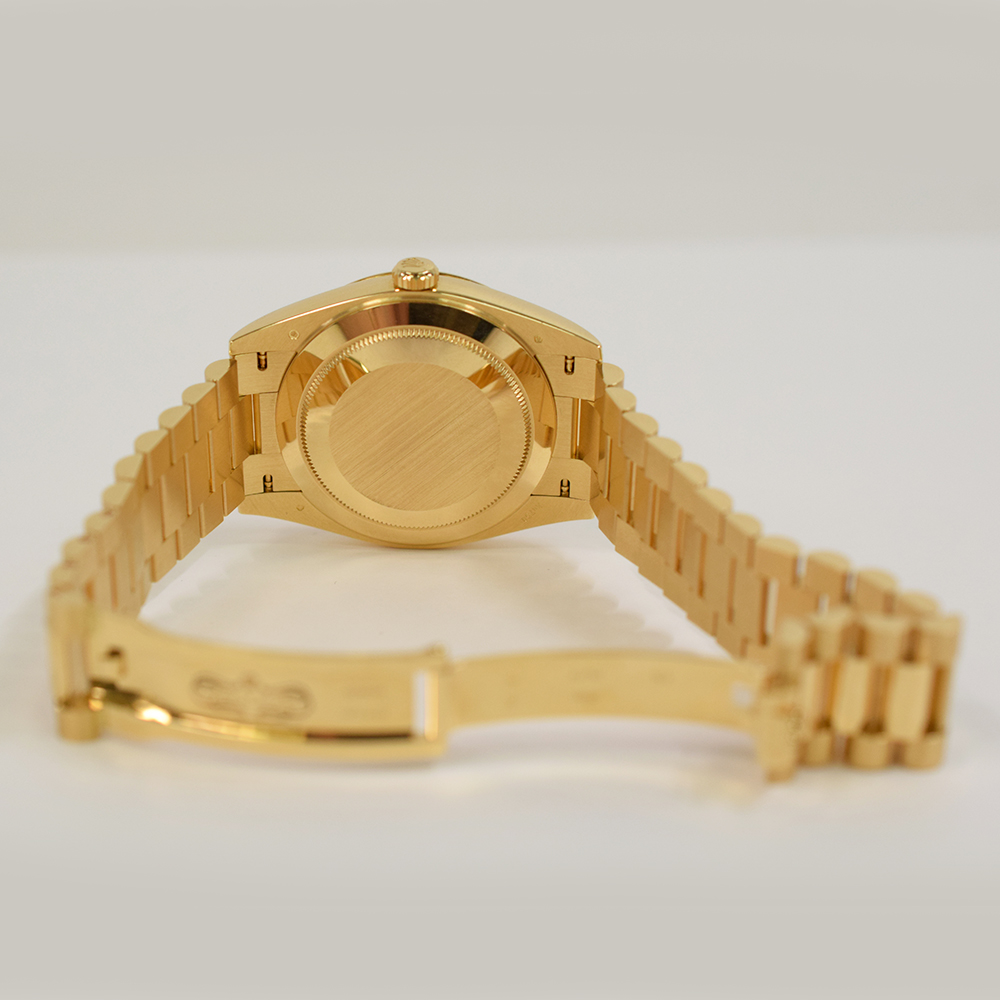 Day-Date Yellow Gold Green Ombré Dial Product Image 5