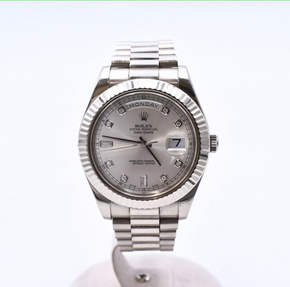 Day-Date II White Gold Silver Dial 41mm Product Image 1