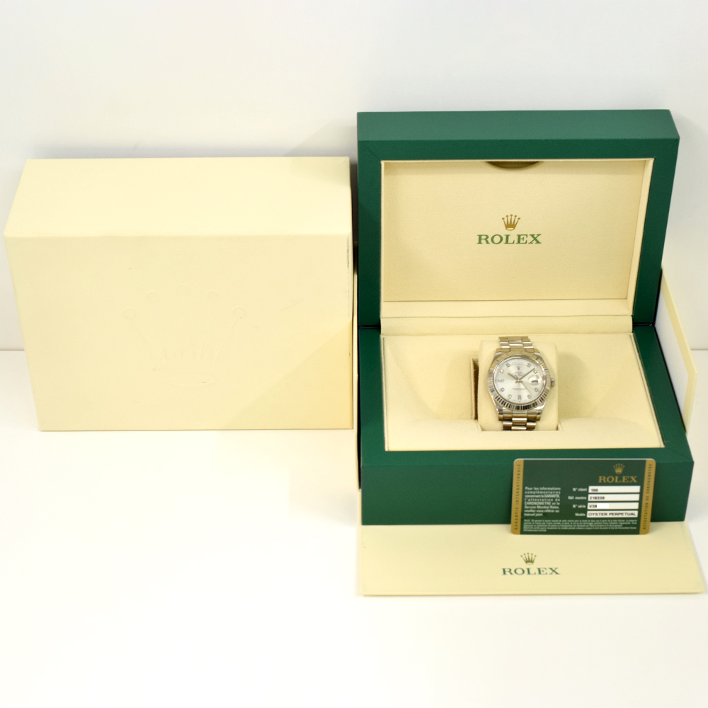 Day-Date II White Gold Silver Dial 41mm Product Image 10