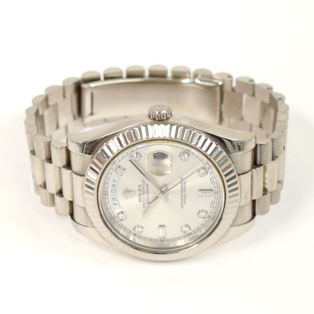 Day-Date II White Gold Silver Dial 41mm Product Image 3