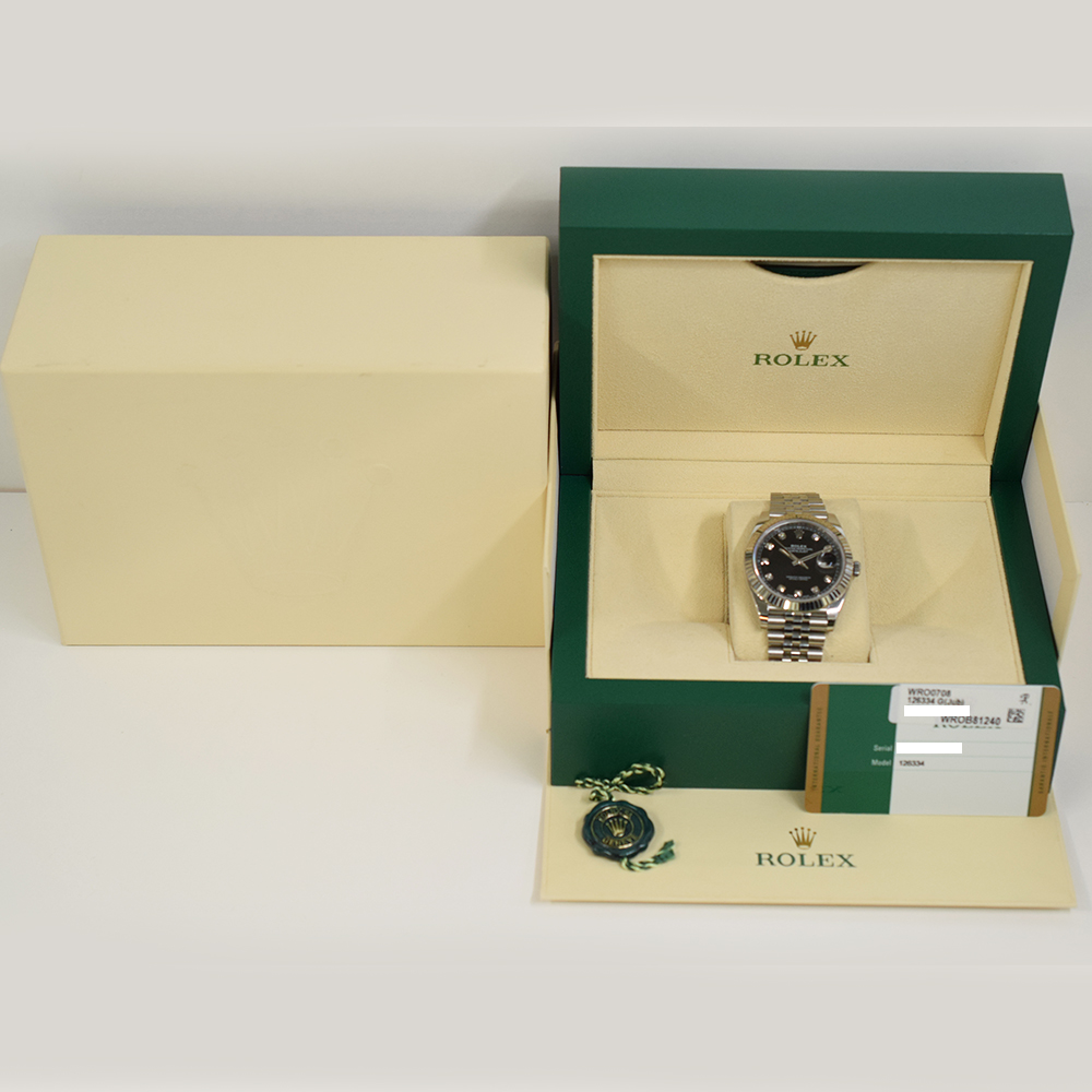 Datejust Steel Jubilee Black Dial 41mm Product Image 11
