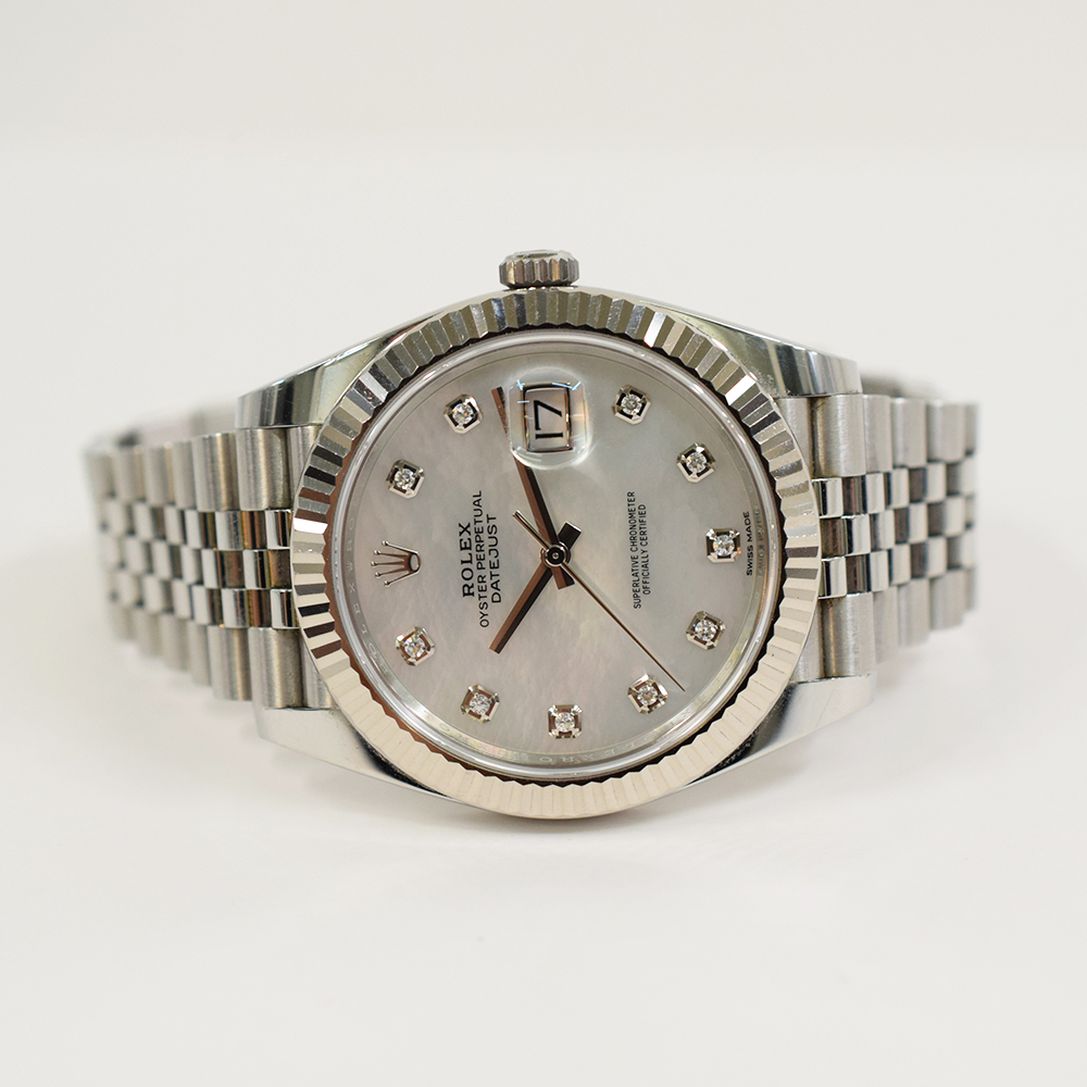 Datejust Steel Diamond Jubilee Mother of Pearl Dial 41mm Product Image 2