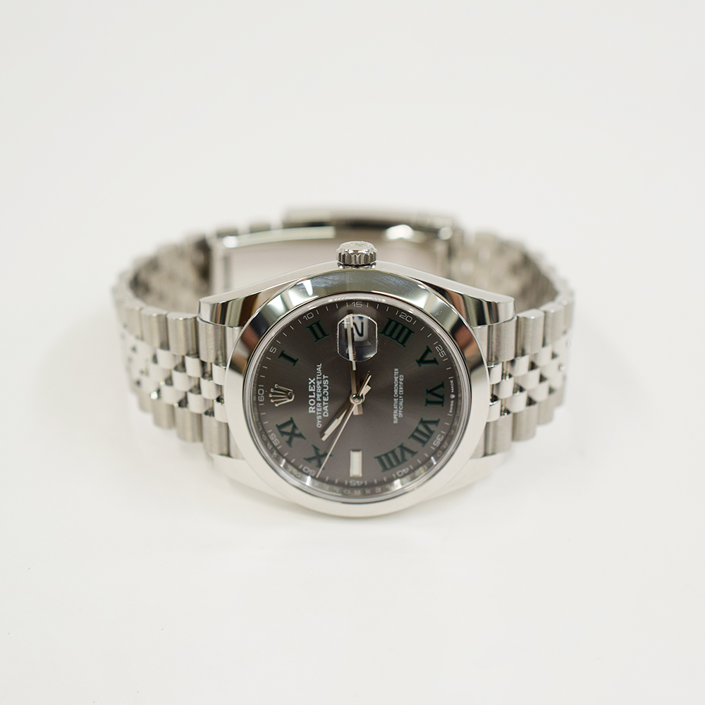 Datejust "Wimbledon" Steel Jubilee Grey Dial 41mm Product Image 3