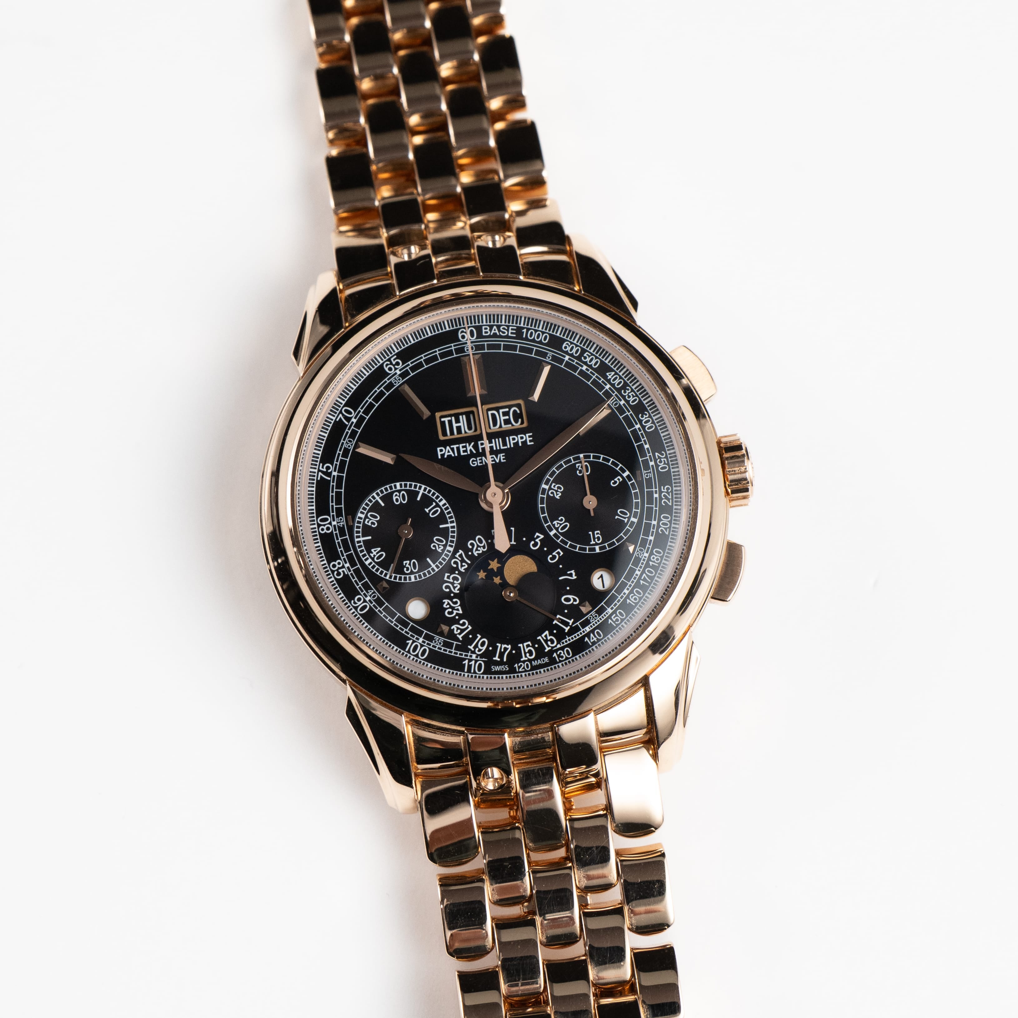 Perpetual Calendar Chronograph Rose Gold Black Dial 41mm Product Image 1