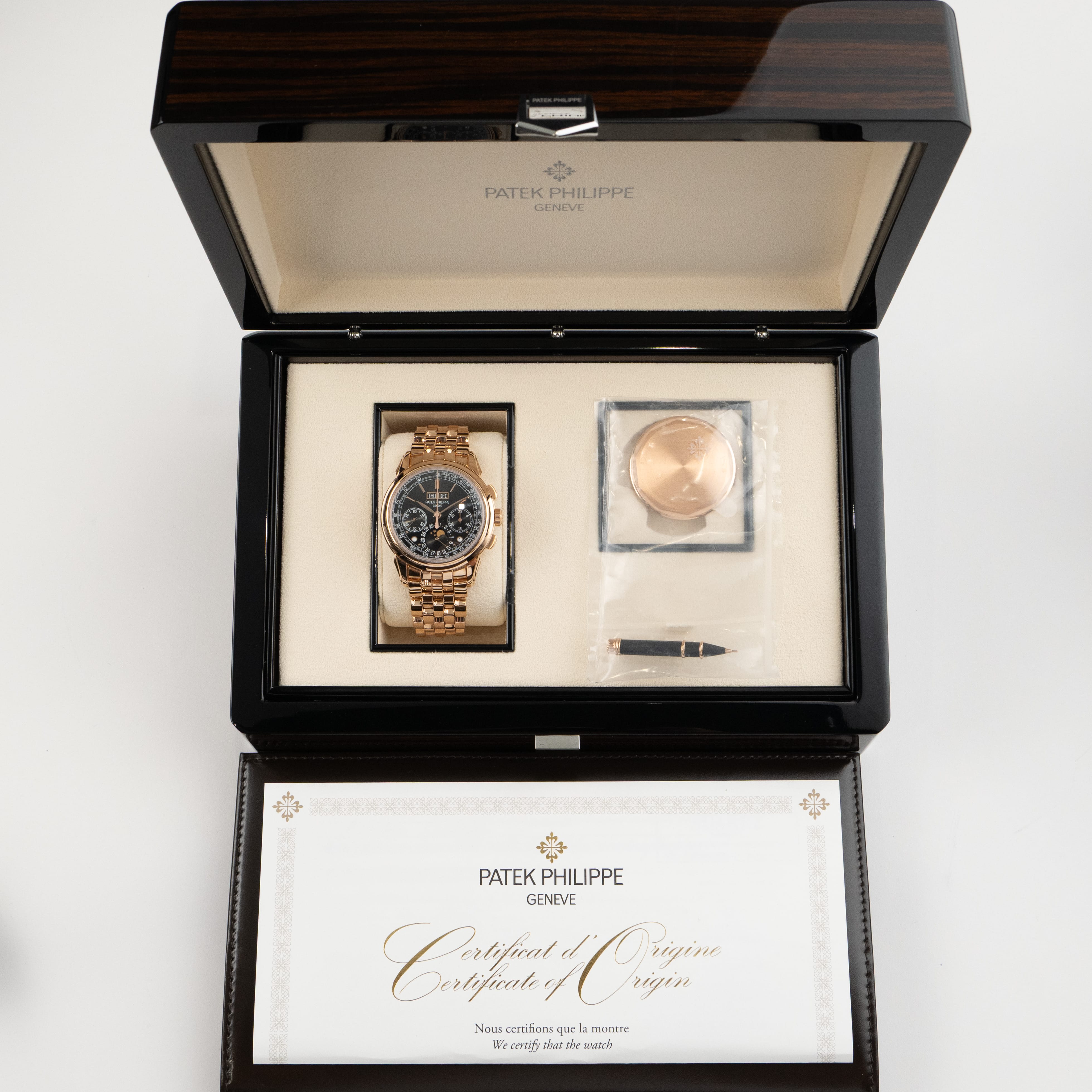 Perpetual Calendar Chronograph Rose Gold Black Dial 41mm Product Image 10
