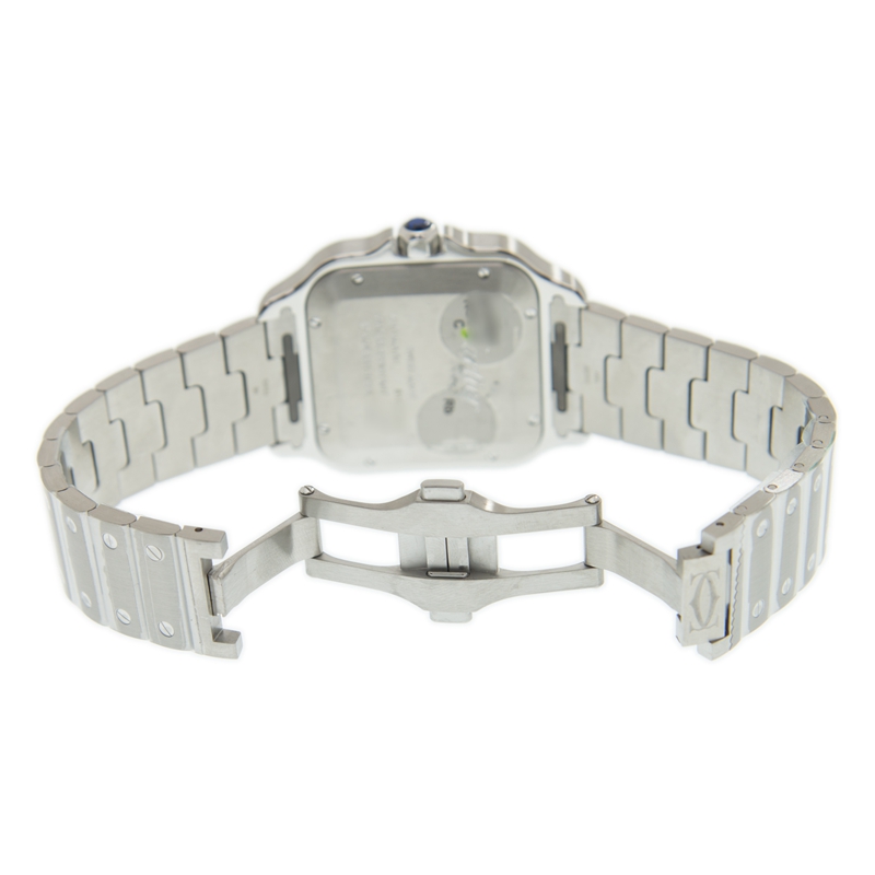Santos de Cartier Steel Silver Dial 39mm Product Image 5