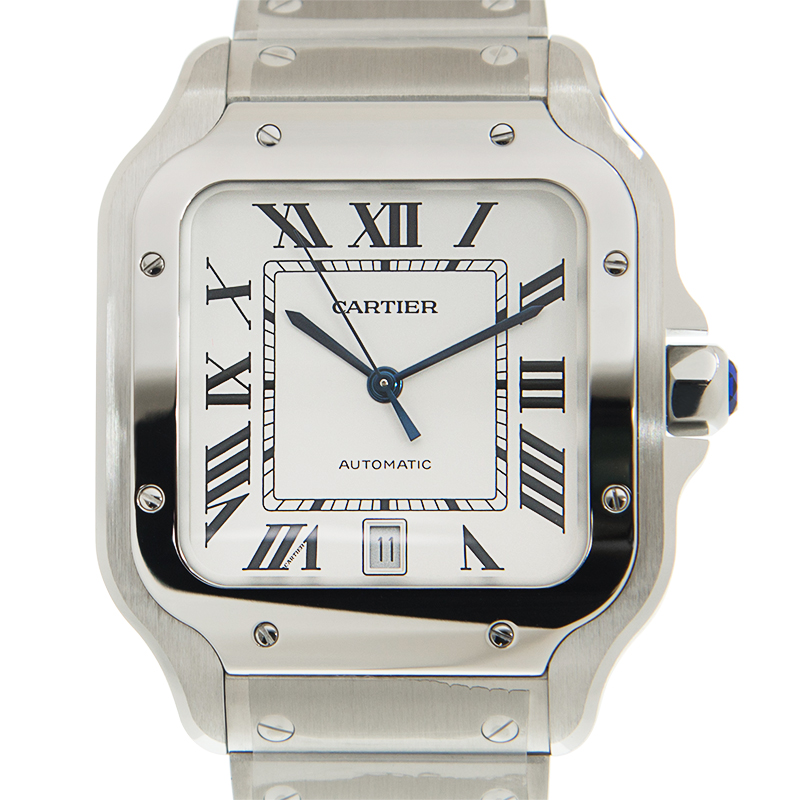 Santos de Cartier Steel Silver Dial 39mm Product Image 3