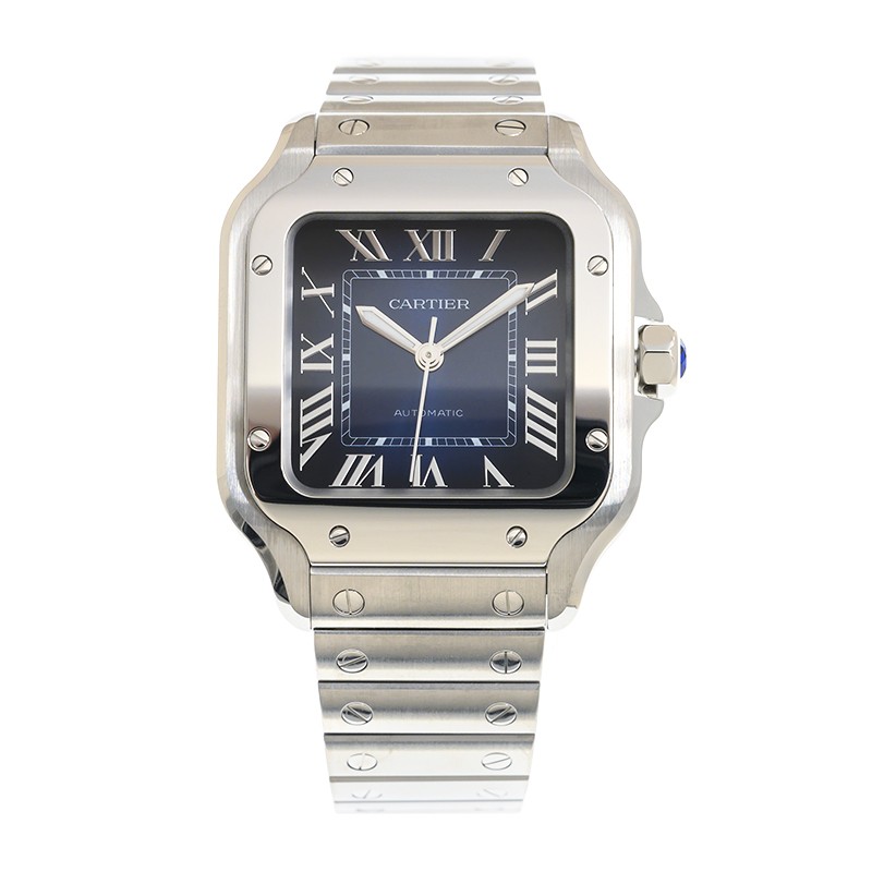 Santos de Cartier Steel Blue Dial 35mm Product Image 1