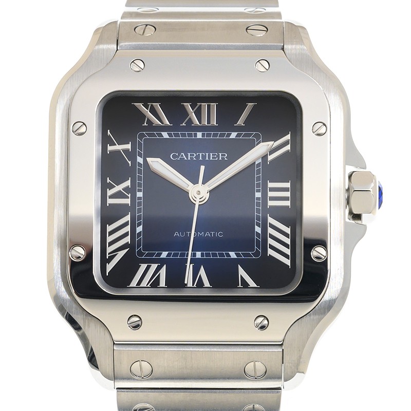 Santos de Cartier Steel Blue Dial 35mm Product Image 3