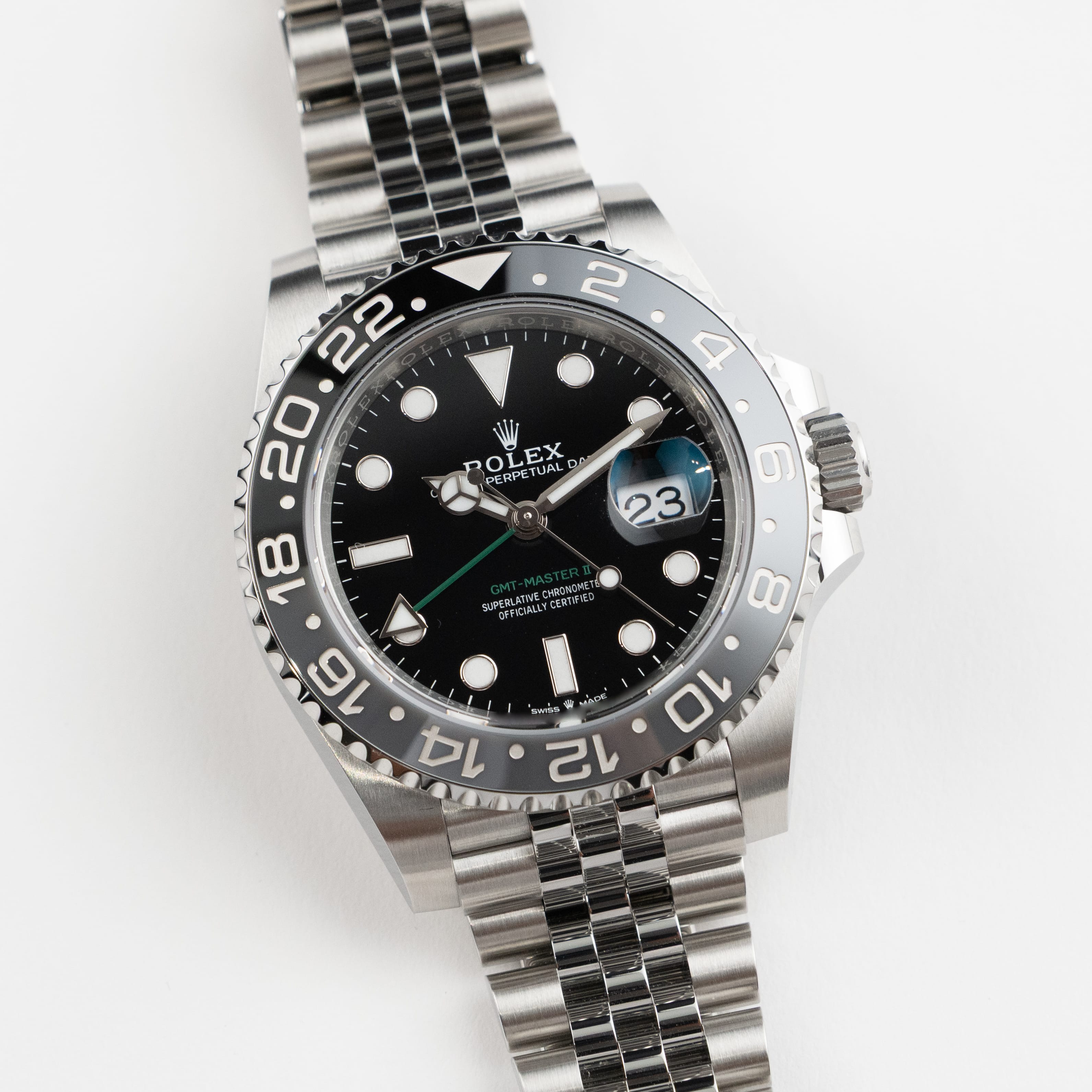 GMT-Master II "Bruce Wayne" Steel Jubilee Black Dial 40mm Product Image 1