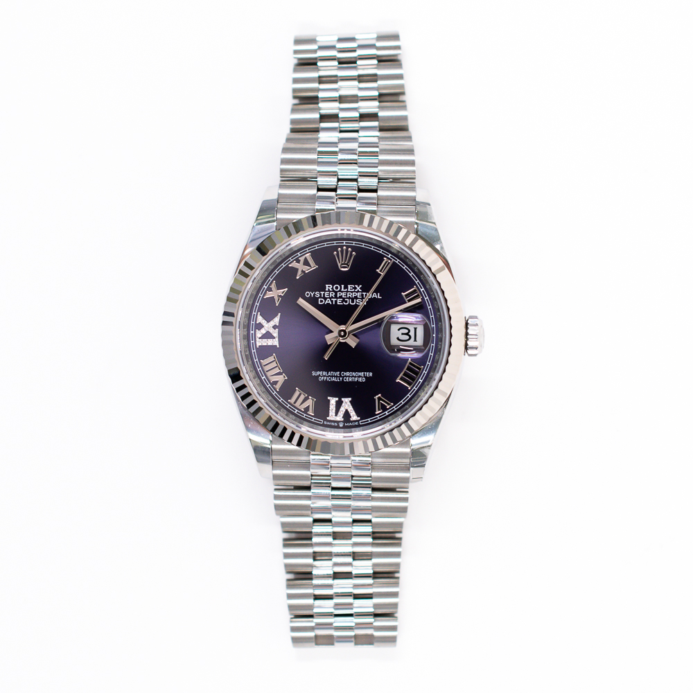 Datejust Steel Jubilee Purple Dial 36mm Product Image 1