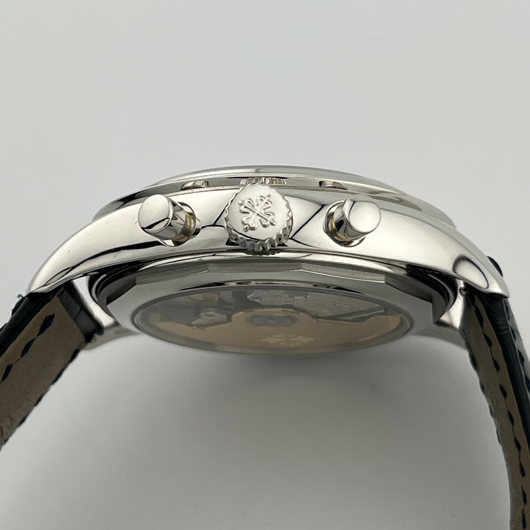 Annual Calendar Chronograph Platinum Diamond Blue Dial 40mm Product Image 6