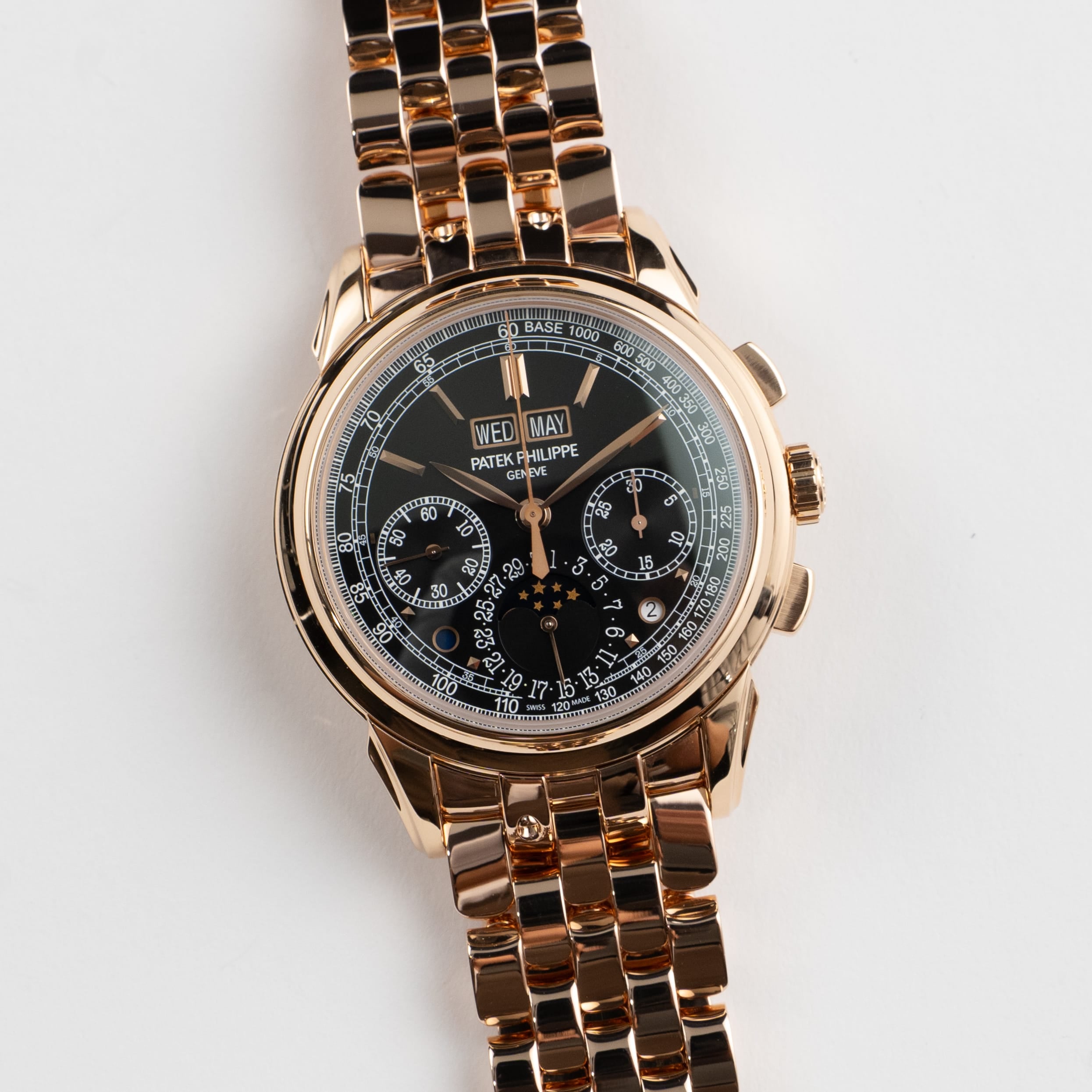 Perpetual Calendar Chronograph Rose Gold Black Dial 41mm Product Image 1