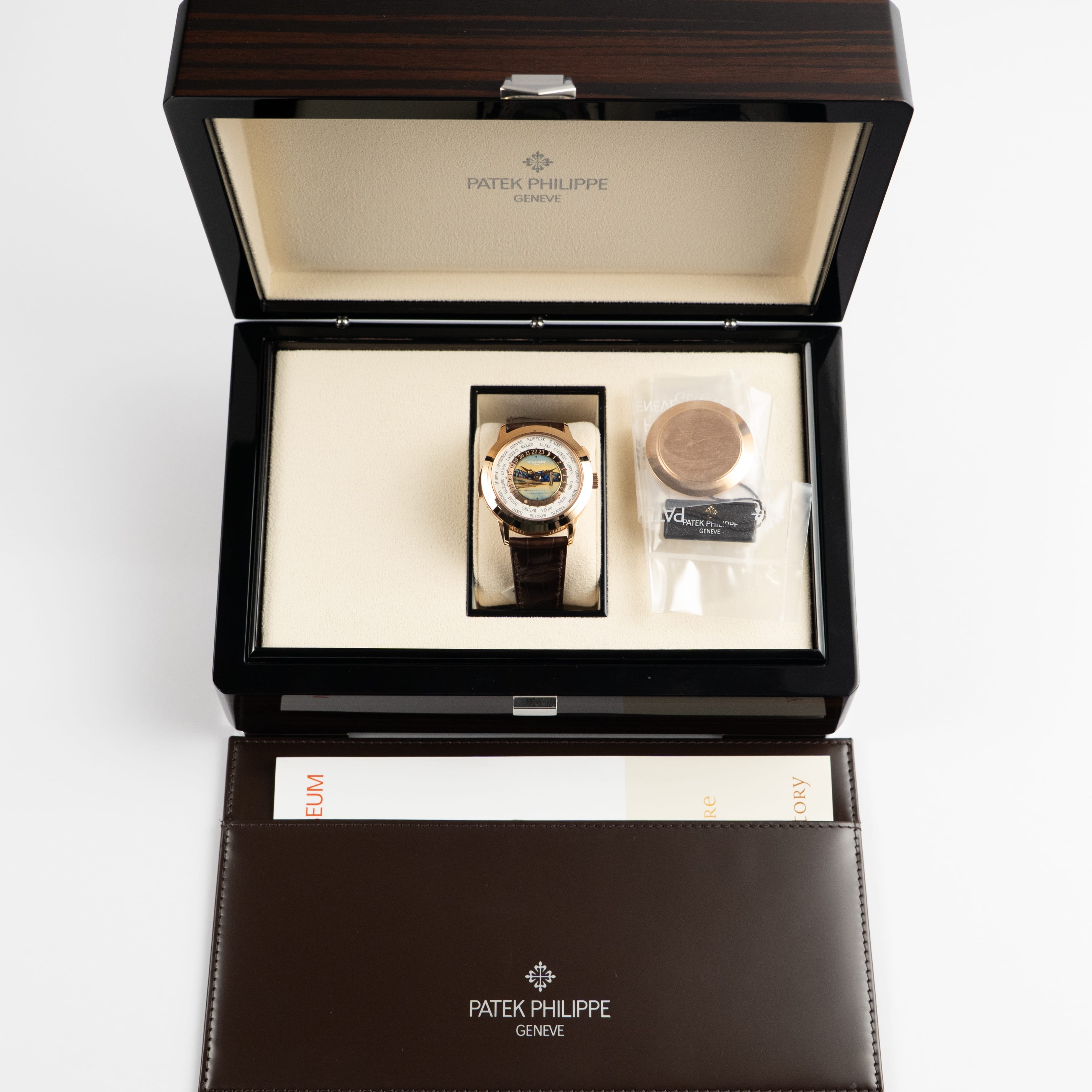 World Time Minute Repeater "Beijing" Rose Gold Enamel Dial 40mm Product Image 10