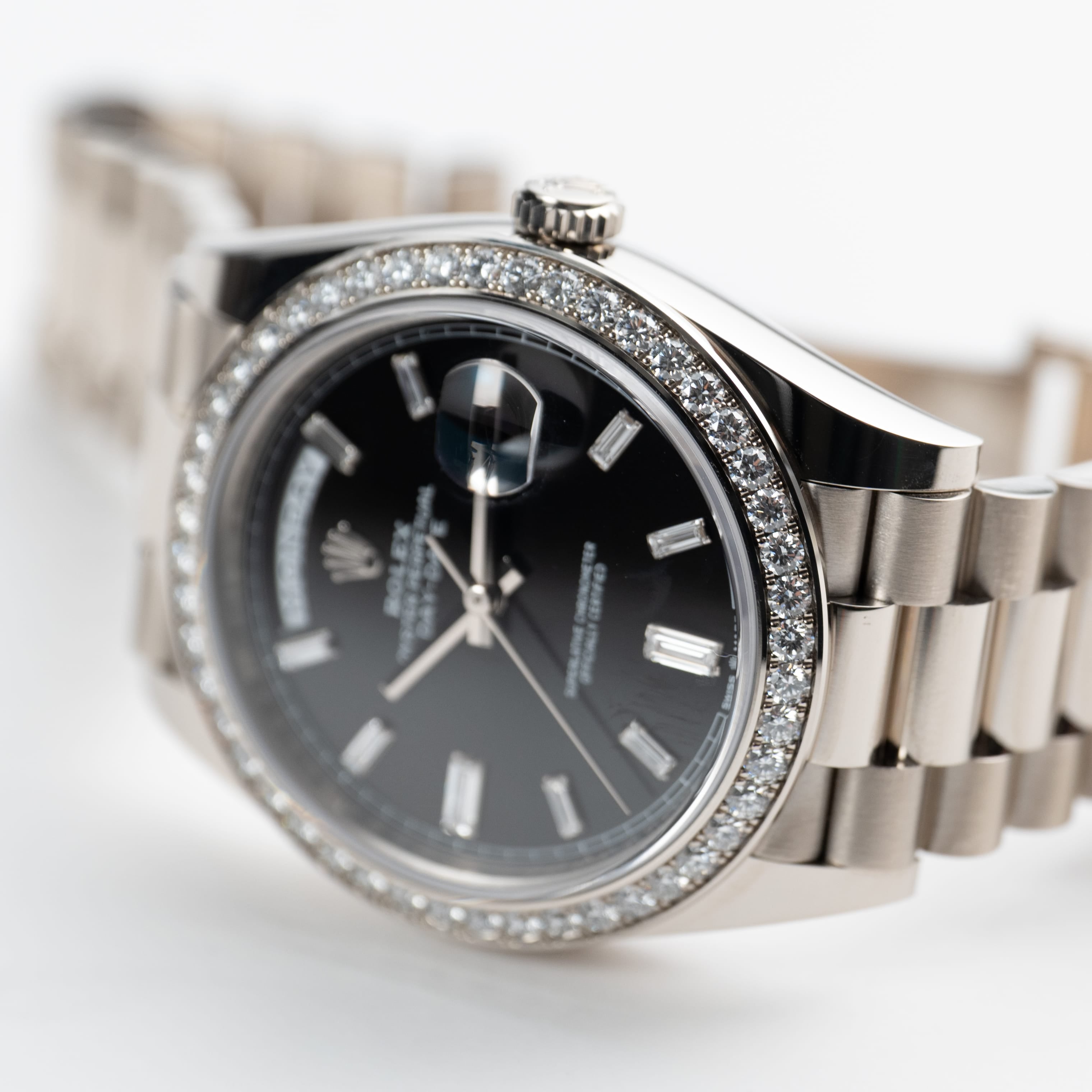 Day-Date White Gold Black Dial 40mm Product Image 4