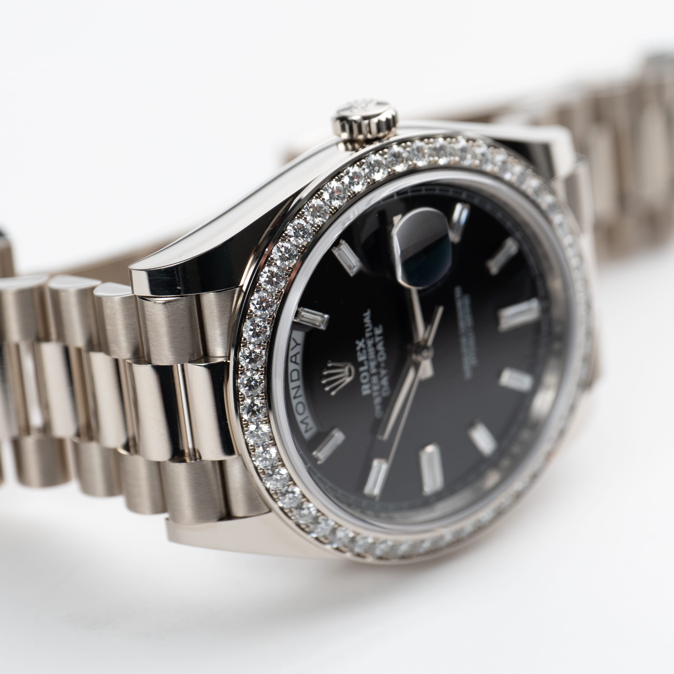 Day-Date White Gold Black Dial 40mm Product Image 5