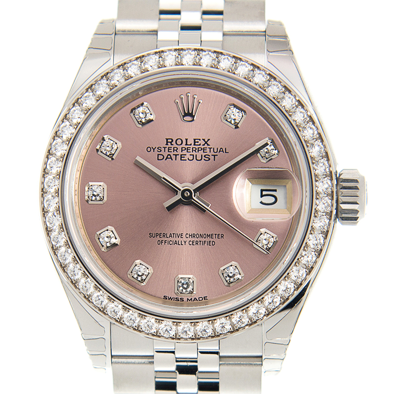 Lady-Datejust Steel Diamond Jubilee Pink Dial 28mm Product Image 3