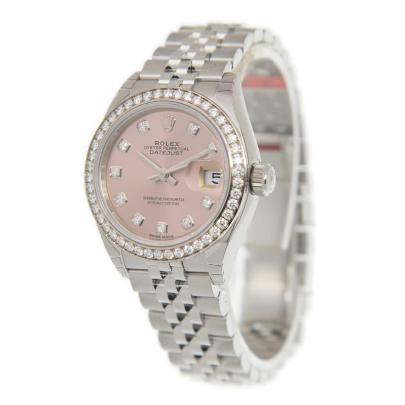 Lady-Datejust Steel Diamond Jubilee Pink Dial 28mm Product Image 2