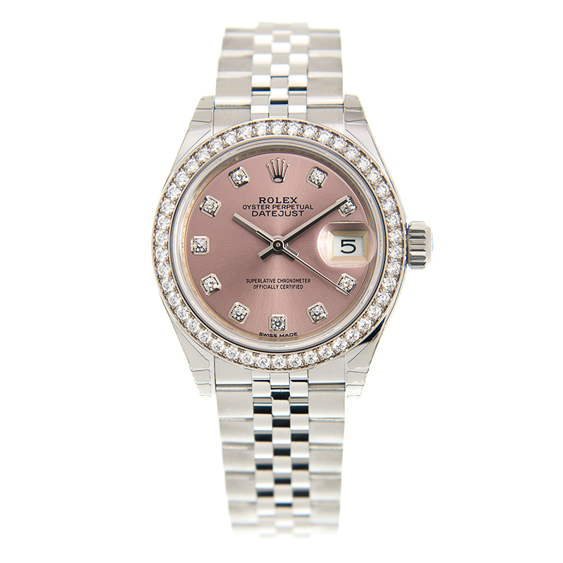 Lady-Datejust Steel Diamond Jubilee Pink Dial 28mm Product Image 1