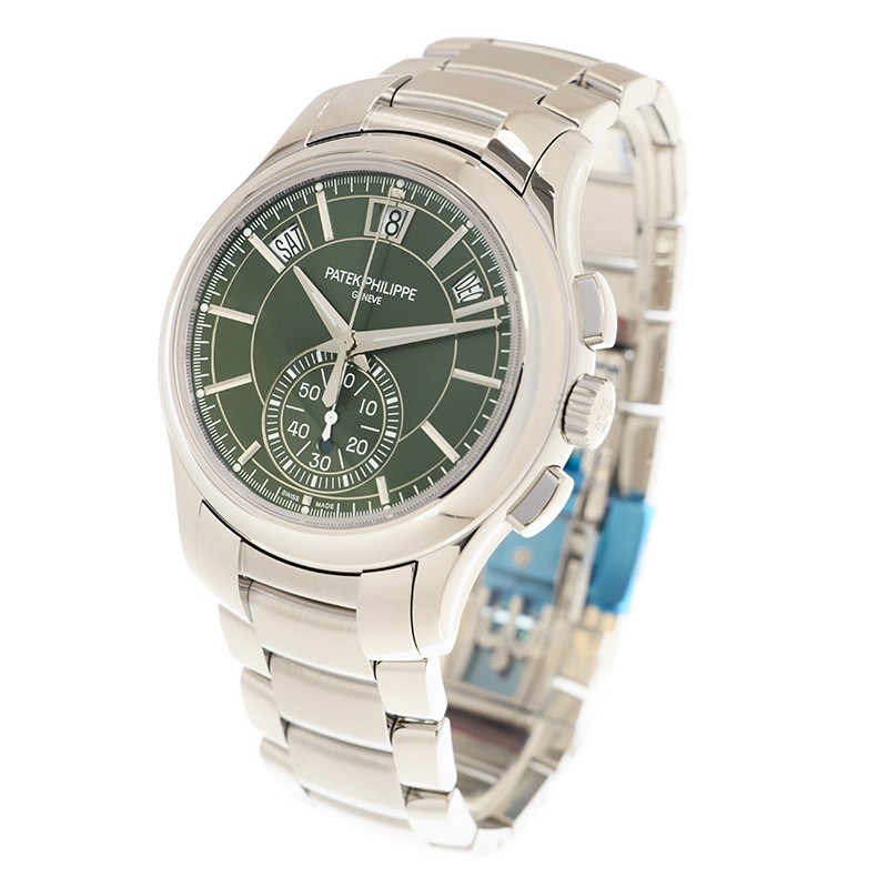 Annual Calendar Chronograph Steel Green Dial 42mm Product Image 2