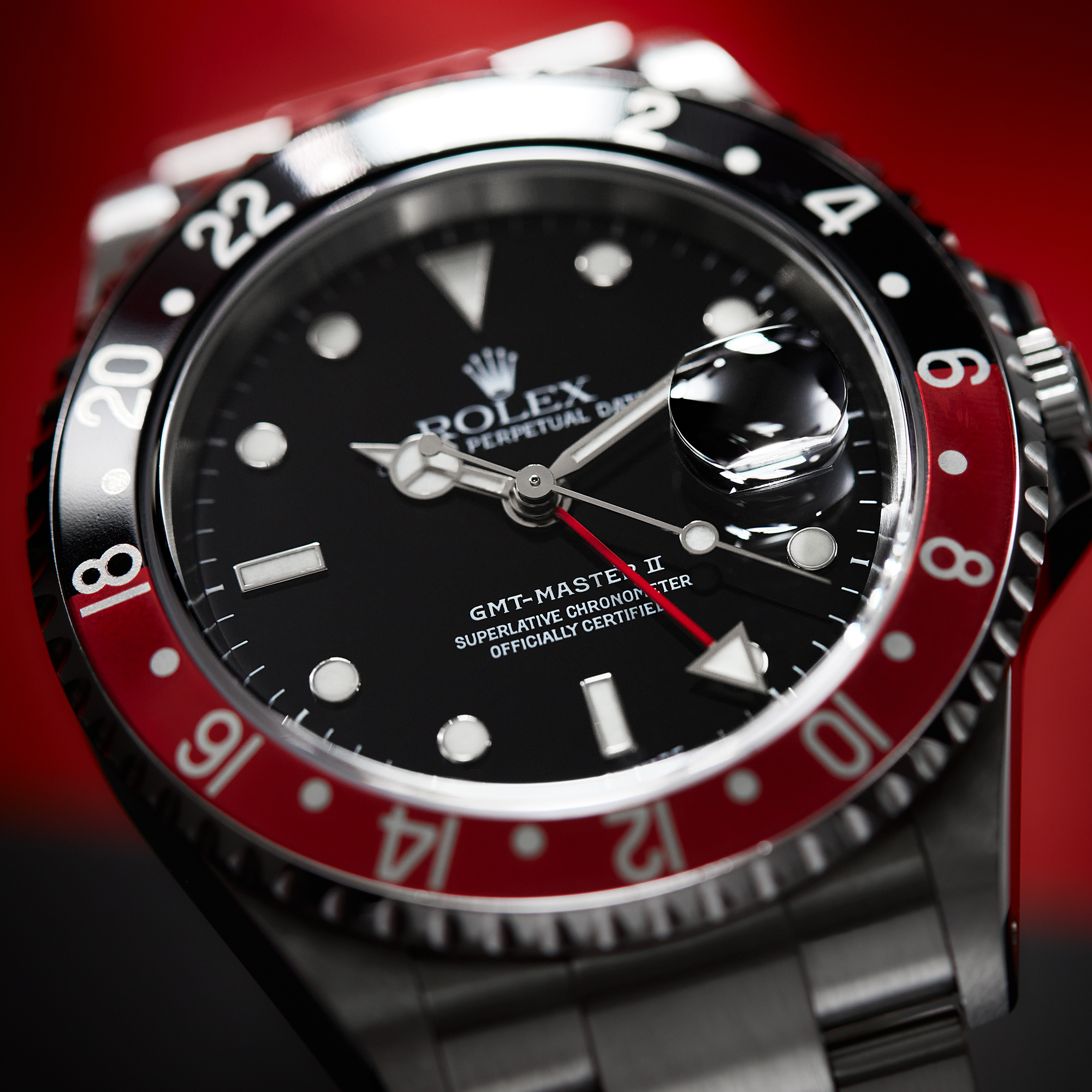 Vintage GMT-Master II Steel Black Dial "Coke" 40mm Product Image