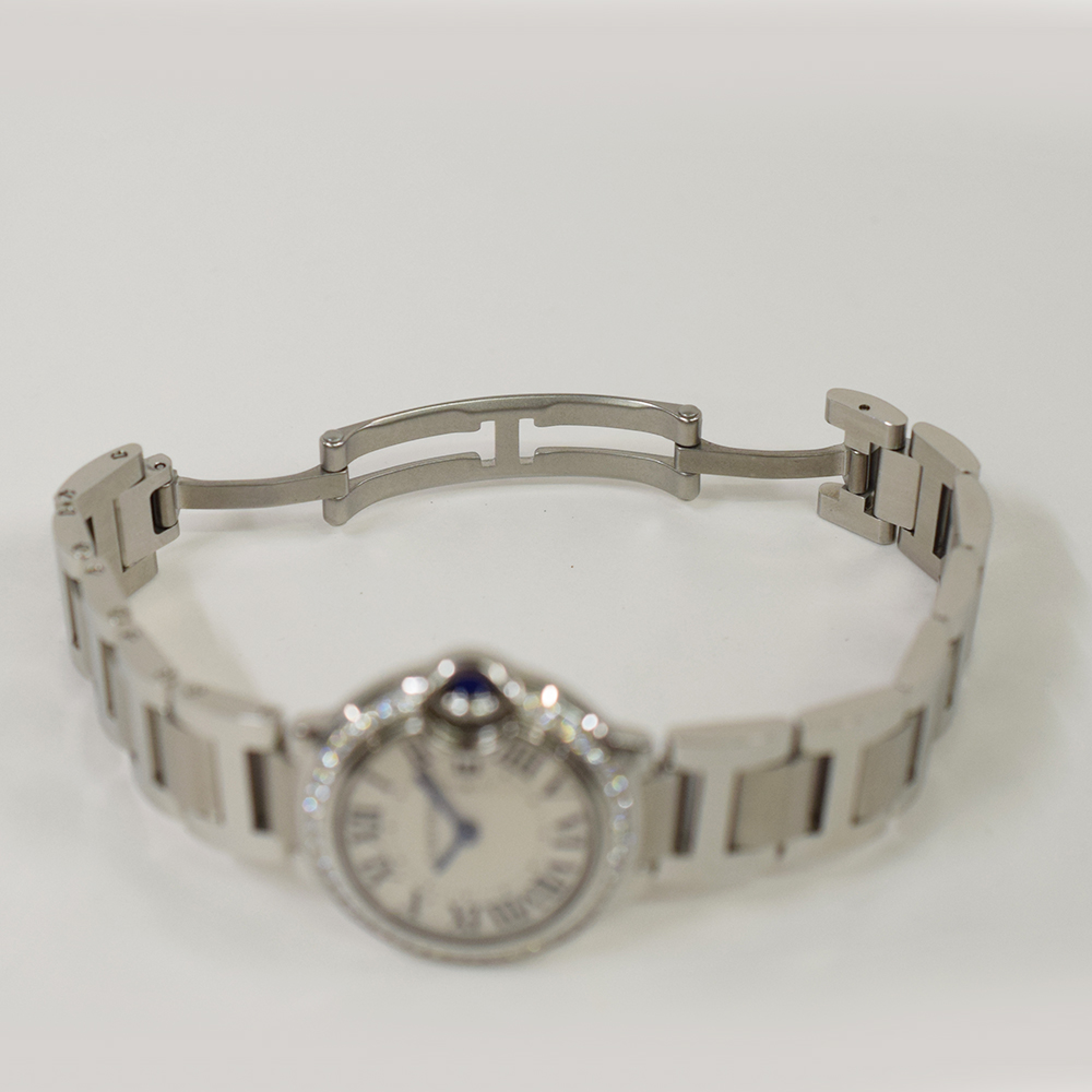Ballon Bleu de Cartier Steel Diamond White Dial 28mm Product Image 5