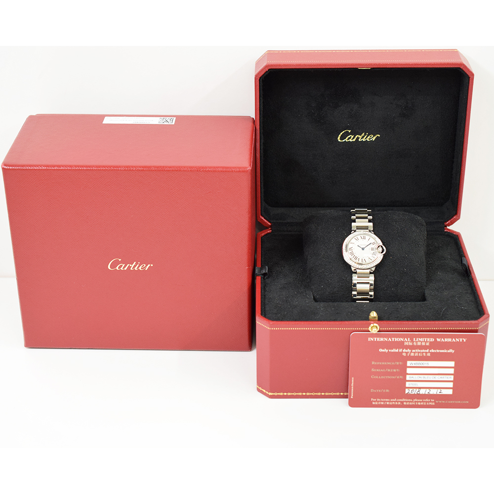 Ballon Bleu de Cartier Steel Diamond White Dial 28mm Product Image 9