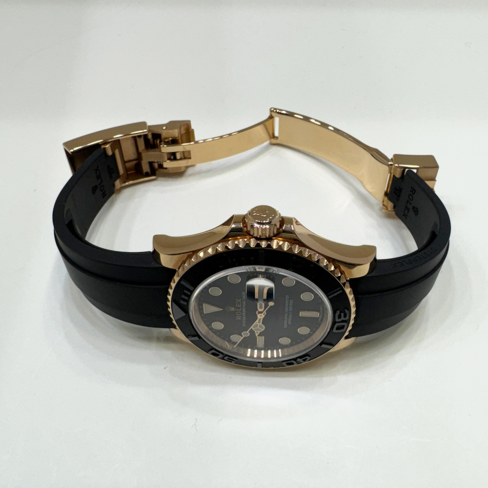 Yacht-Master Rose Gold Oysterflex Black Dial 40mm Product Image 4