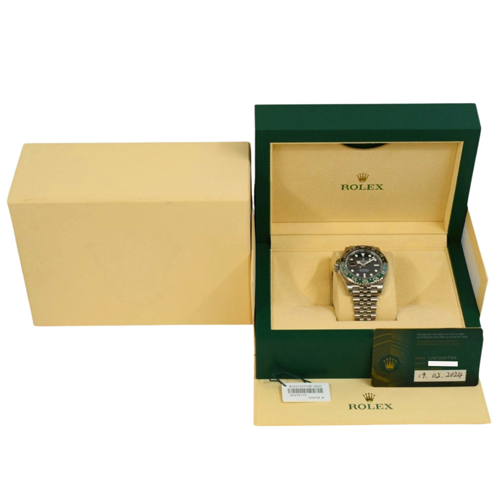 GMT-Master II Steel Jubilee Black Dial "Sprite" 40mm Product Image 10