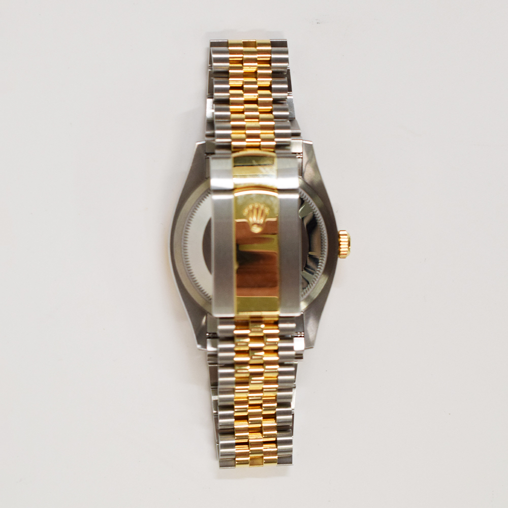 Datejust "Wimbledon" Yellow Gold & Steel Jubilee Grey Dial 36mm Product Image 7