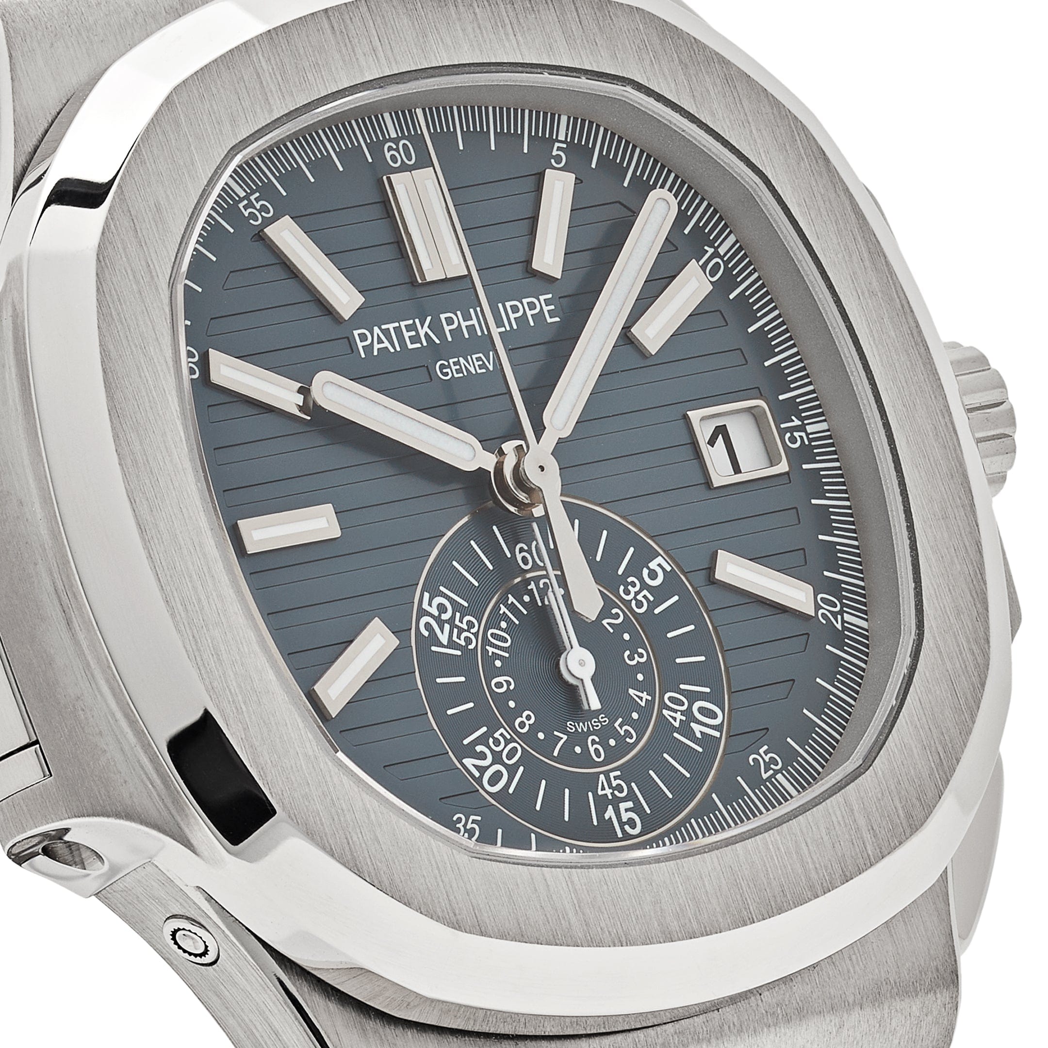 Nautilus Chronograph White Gold Blue Dial 40mm Product Image 3