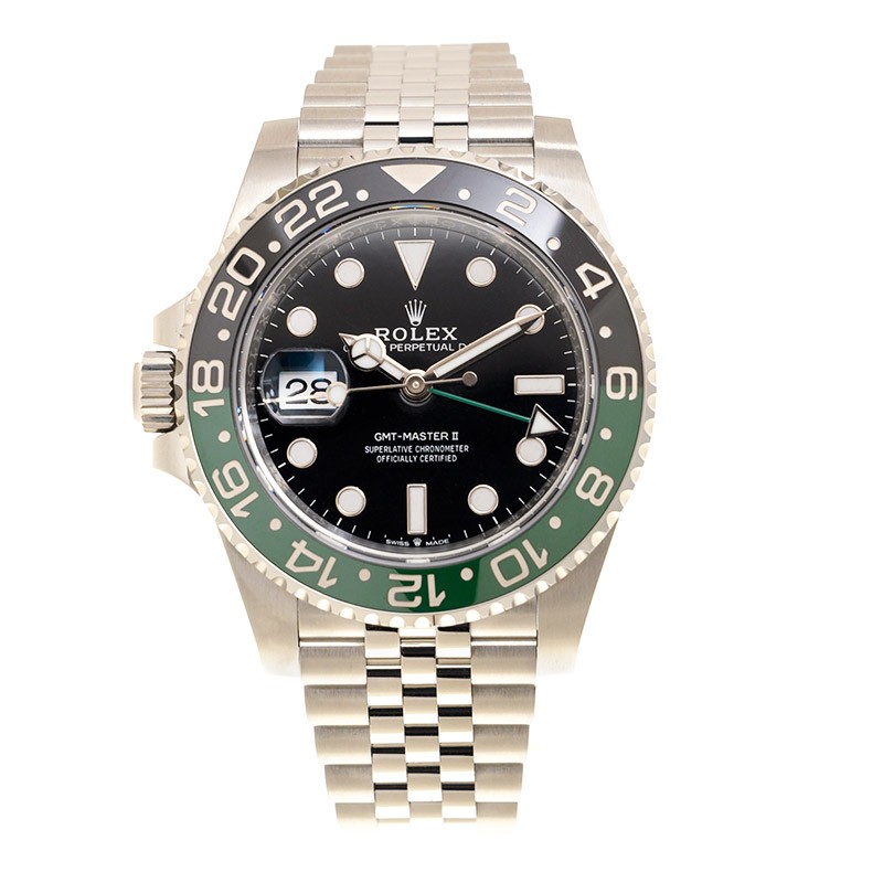 GMT-Master II Steel Jubilee Black Dial "Sprite" 40mm Product Image 1