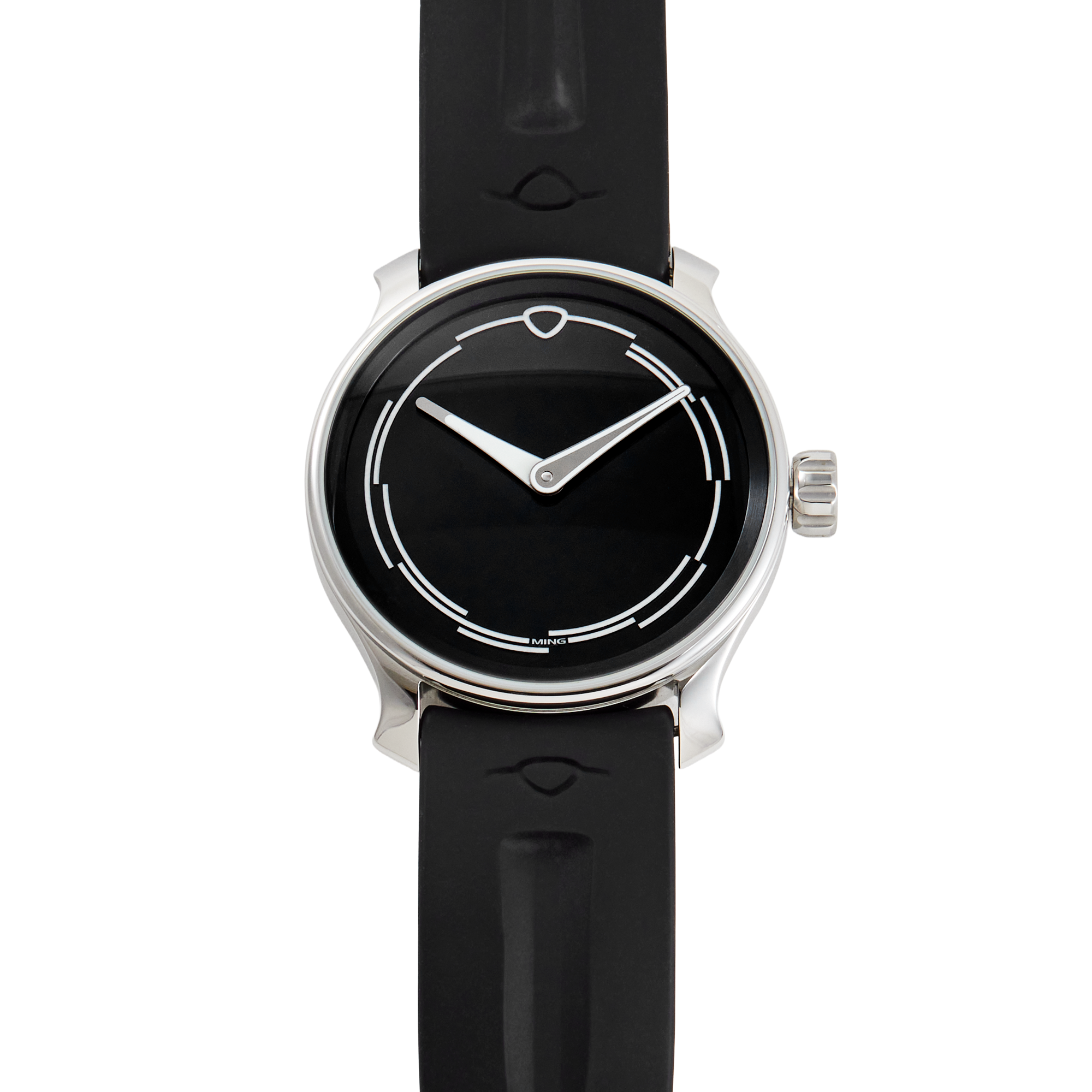 37.02 Minimalist Steel Black Dial 38mm Product Image