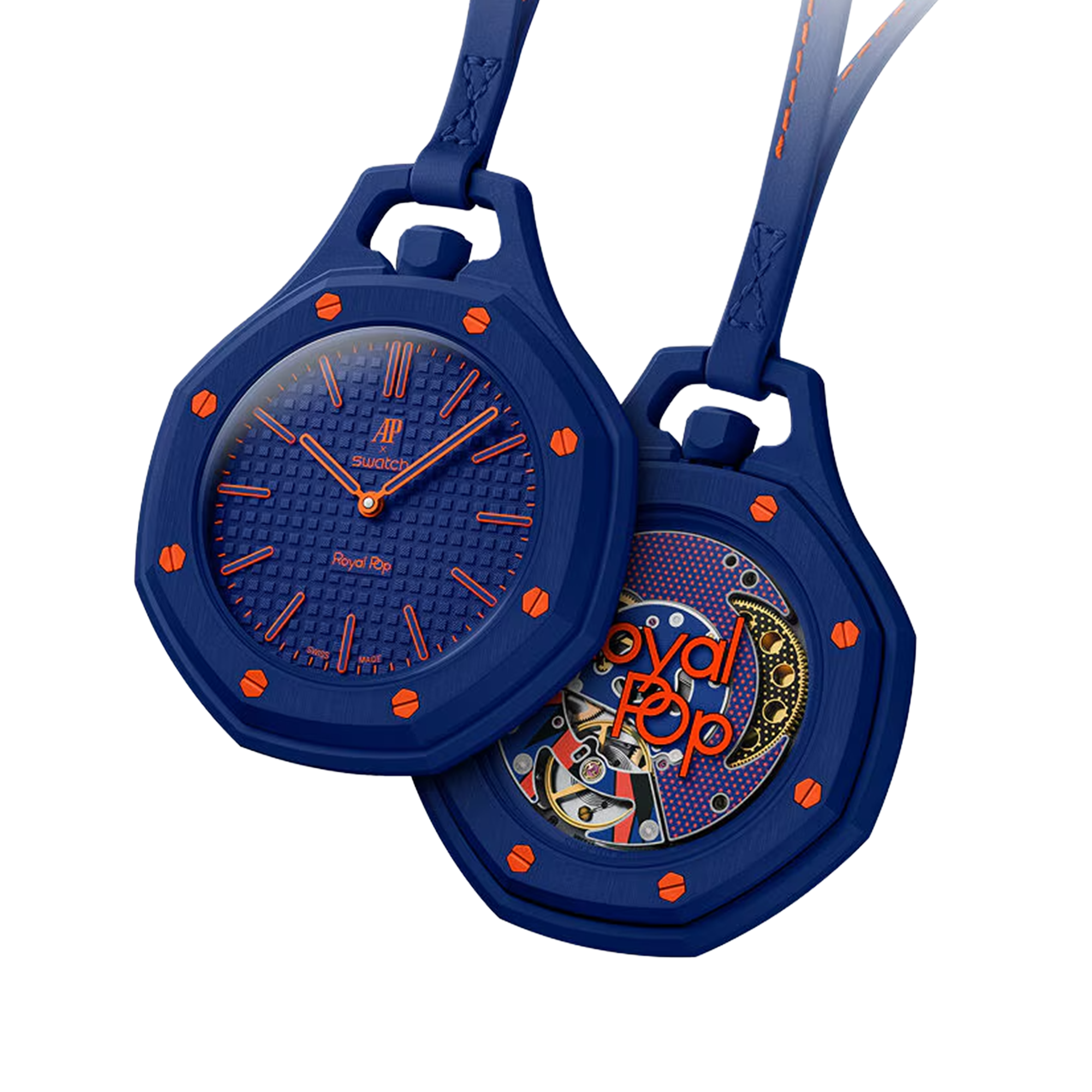 AP x Swatch  Pop Orenji Hachi スウォッチ Swatch AP X Swatch Royal Pop 