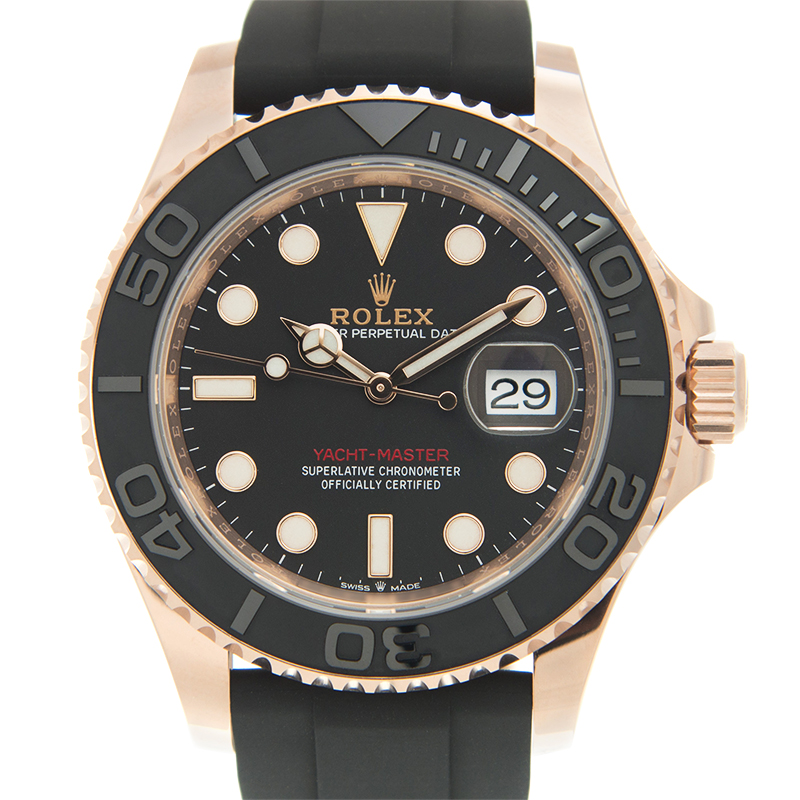 Yacht-Master Rose Gold Oysterflex Black Dial 40mm Product Image 3