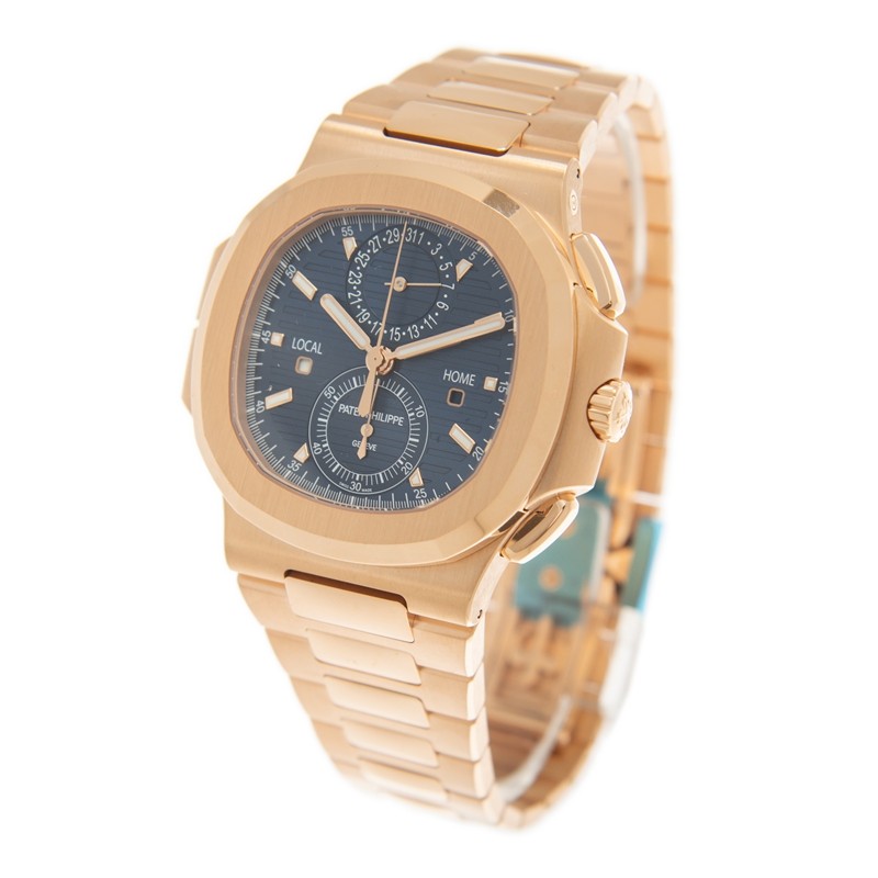 Nautilus Travel Time Rose Gold Blue Dial 40mm Product Image 2