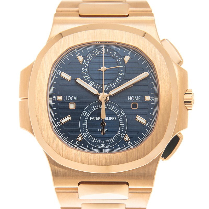 Nautilus Travel Time Rose Gold Blue Dial 40mm Product Image 3