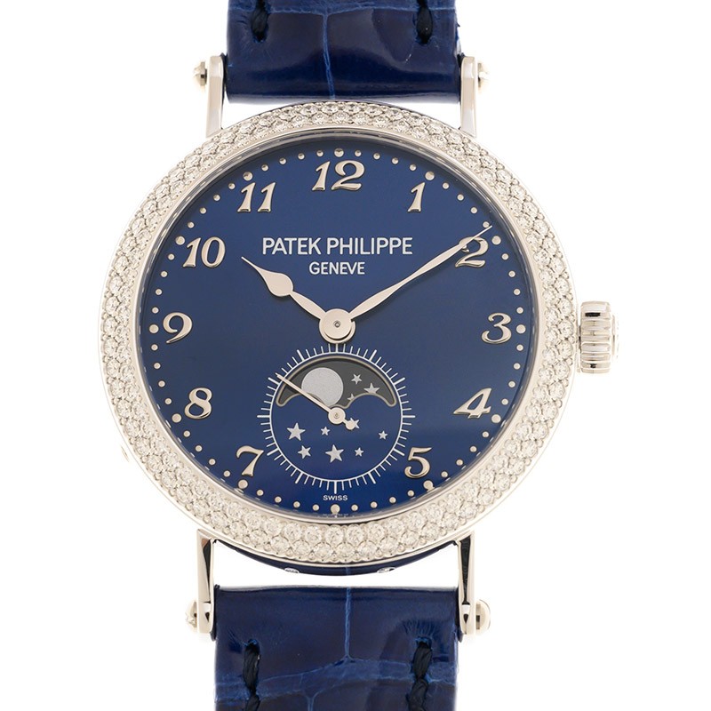 Complications Moonphase White Gold Diamond Blue Dial 33mm Product Image 1