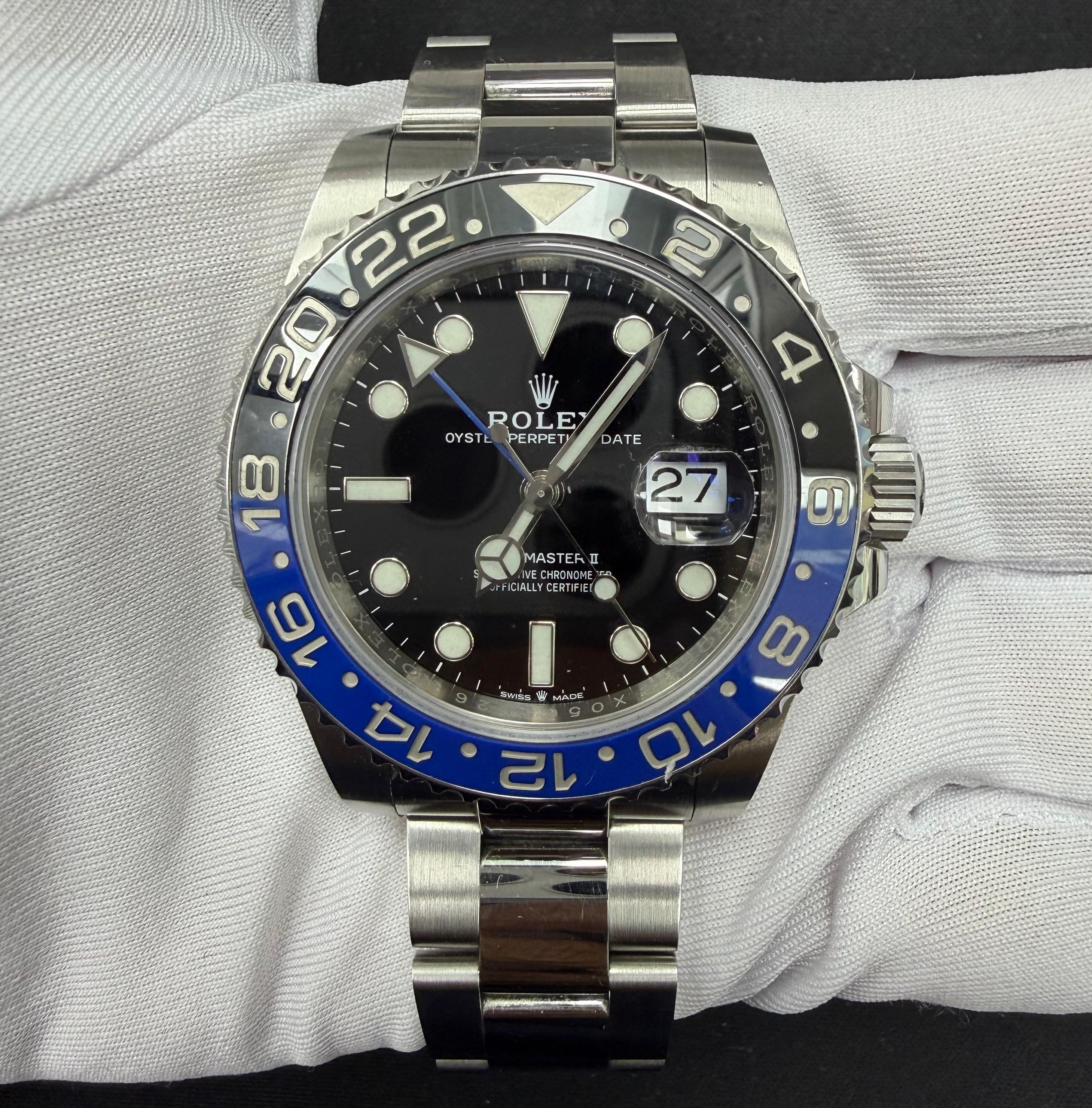 GMT-Master II Steel Black Dial "Batman" 40mm Product Image 1
