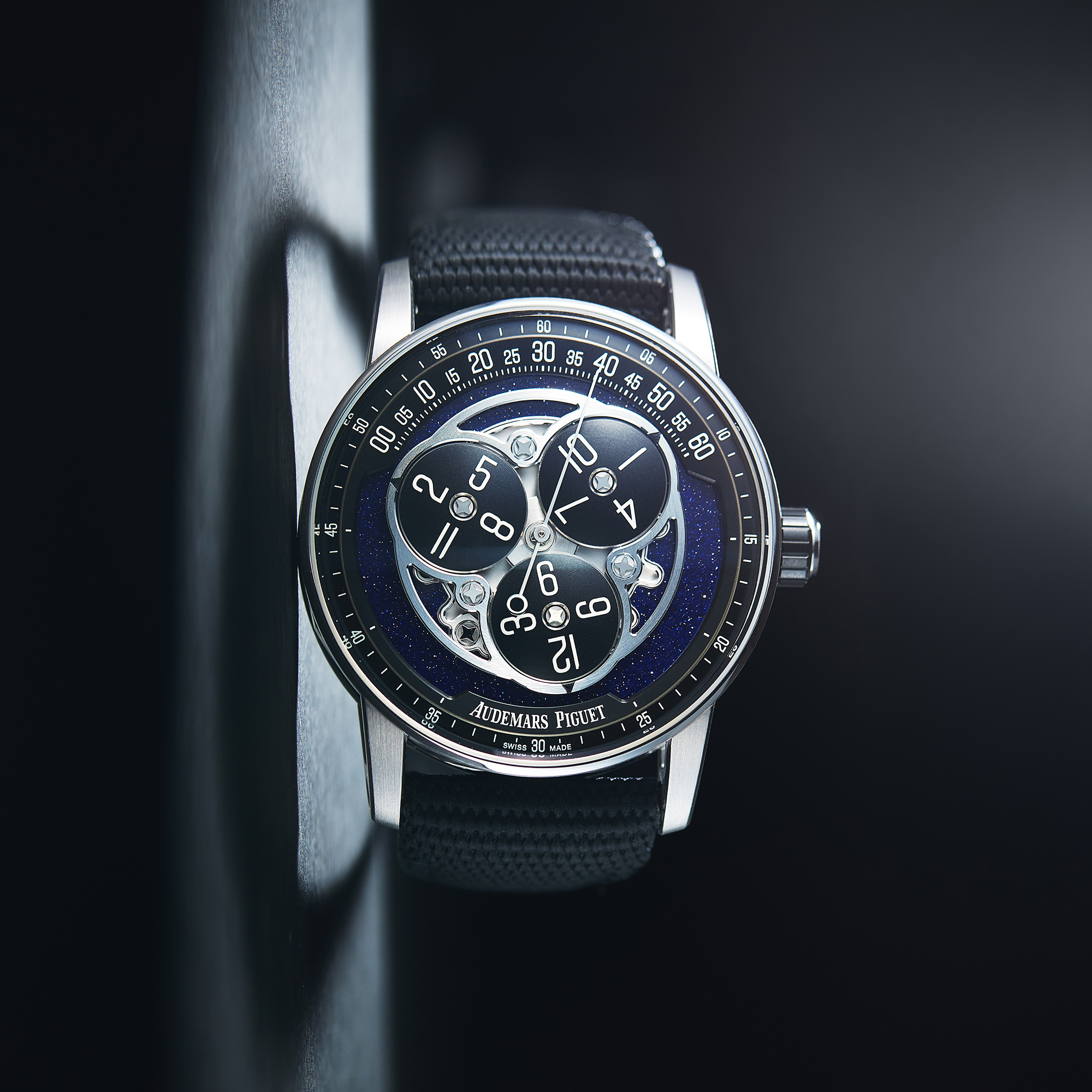 Code 11.59 Starwheel White Gold Blue Dial 41mm Product Image