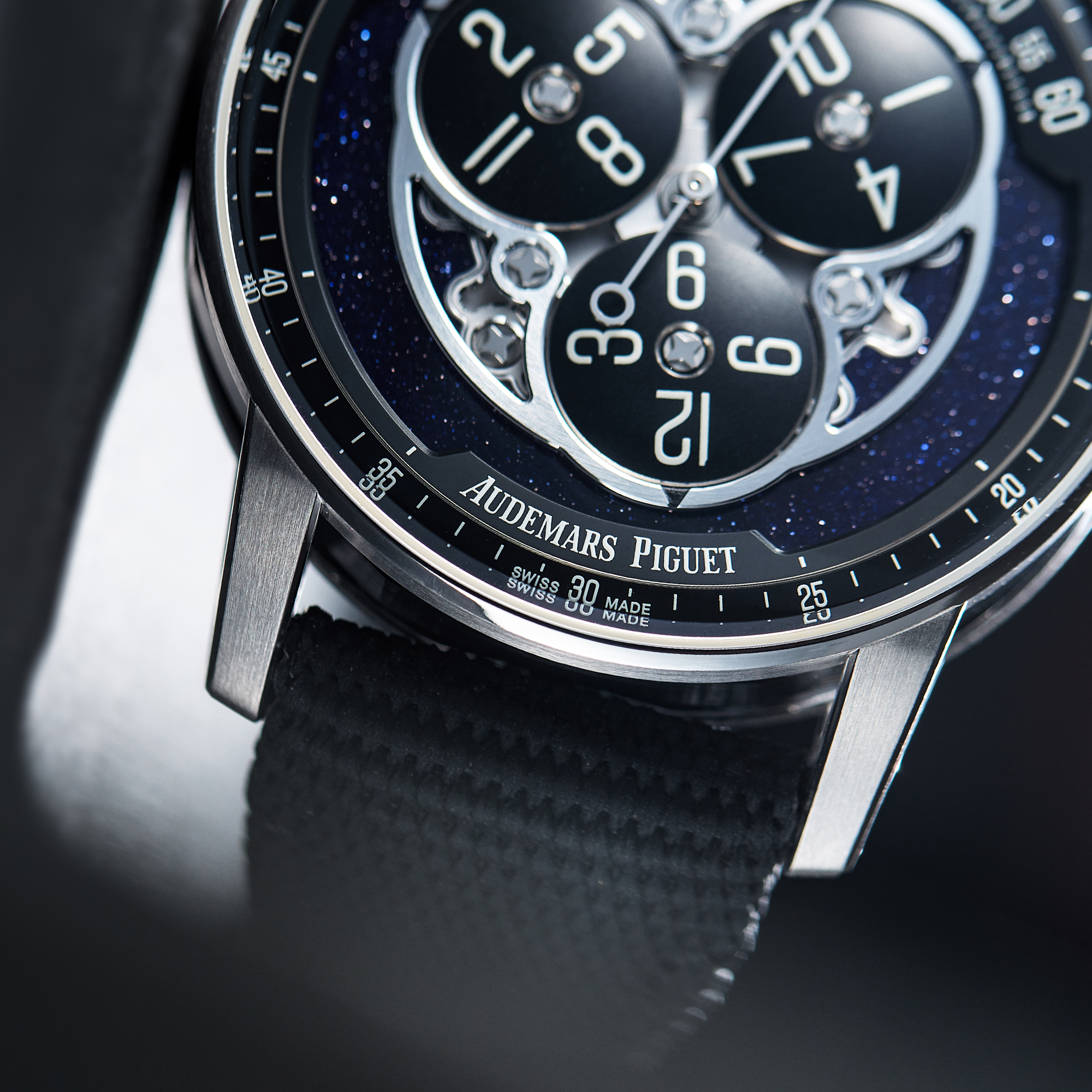 Code 11.59 Starwheel White Gold Blue Dial 41mm Product Image