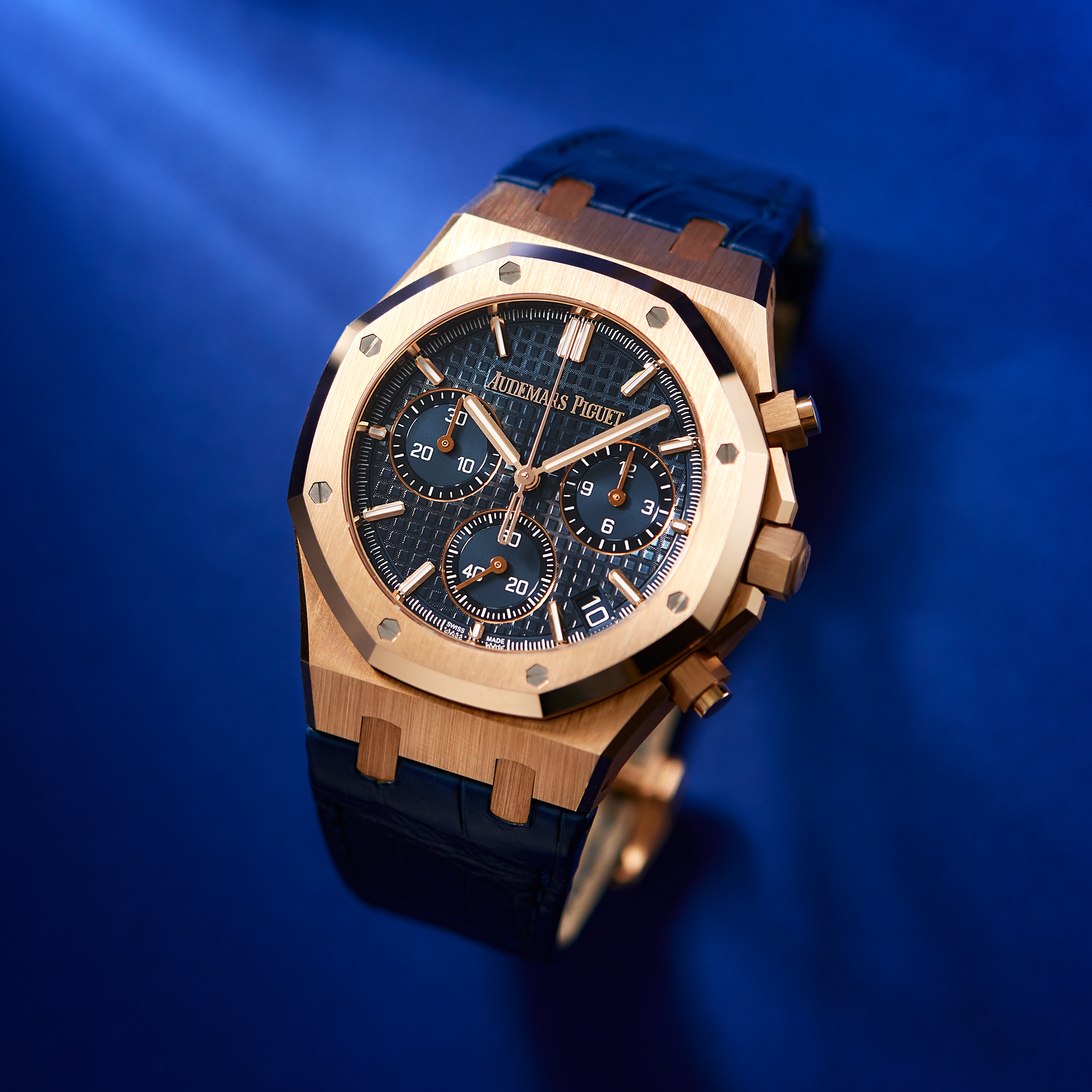 Royal Oak Chronograph Rose Gold Blue Dial 41mm Product Image