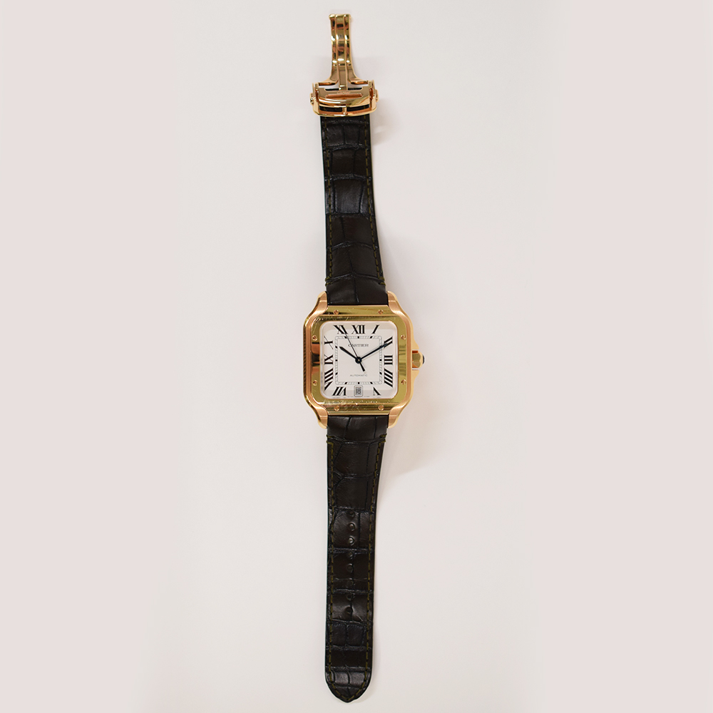 Santos de Cartier Rose Gold White Dial 40mm Product Image 2