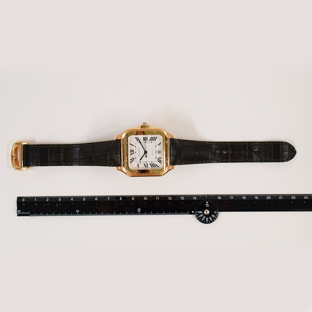 Santos de Cartier Rose Gold White Dial 40mm Product Image 9