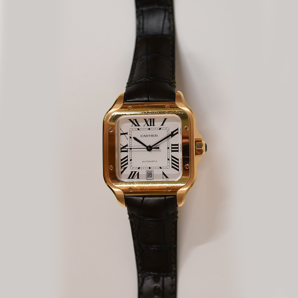 Santos de Cartier Rose Gold White Dial 40mm Product Image 1