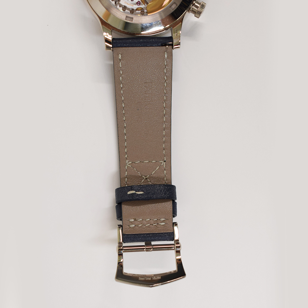 Calatrava Pilot Travel Time Chronograph White Gold Grey Dial 42mm Product Image 8