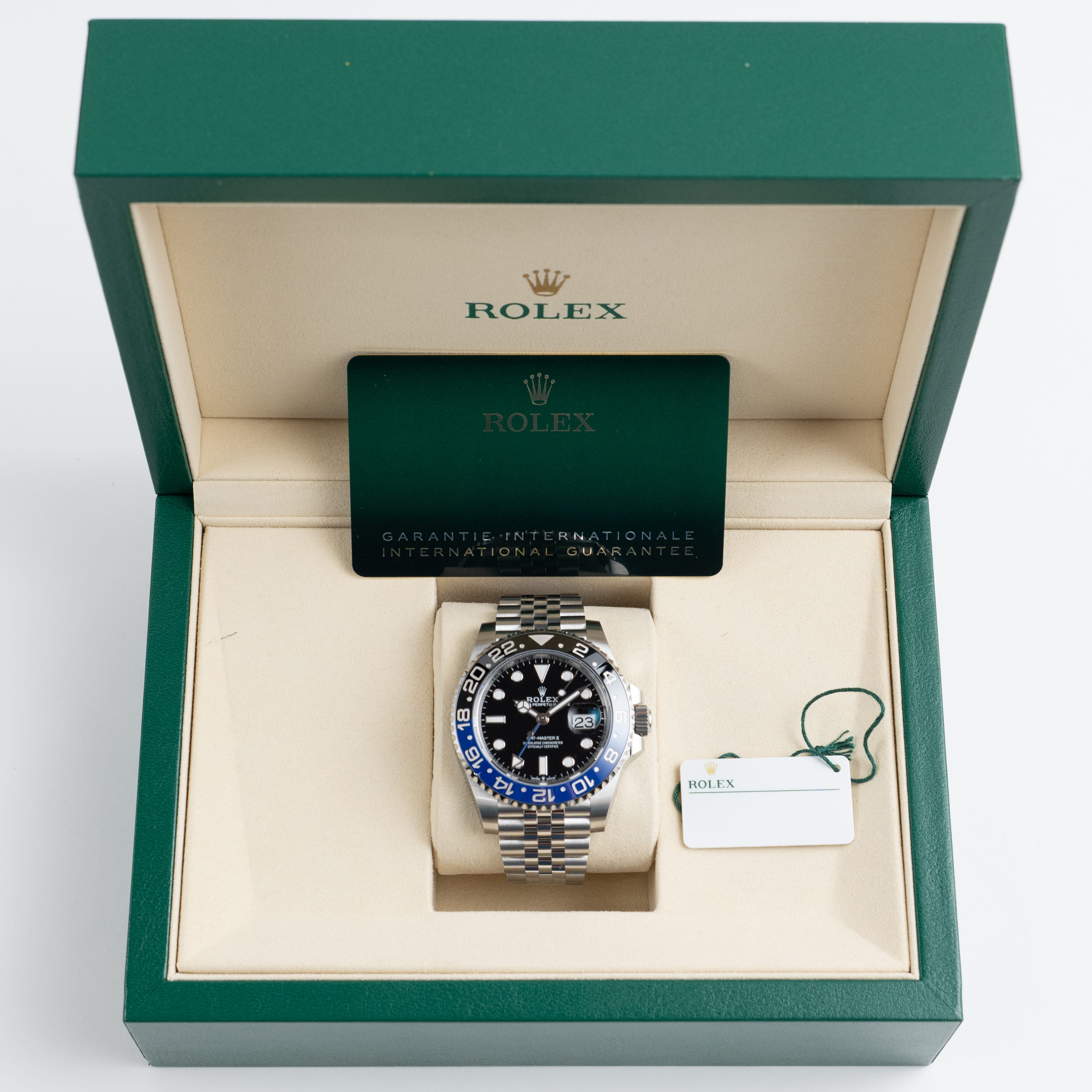 GMT-Master II Steel Jubilee Black Dial "Batgirl" 40mm Product Image 10