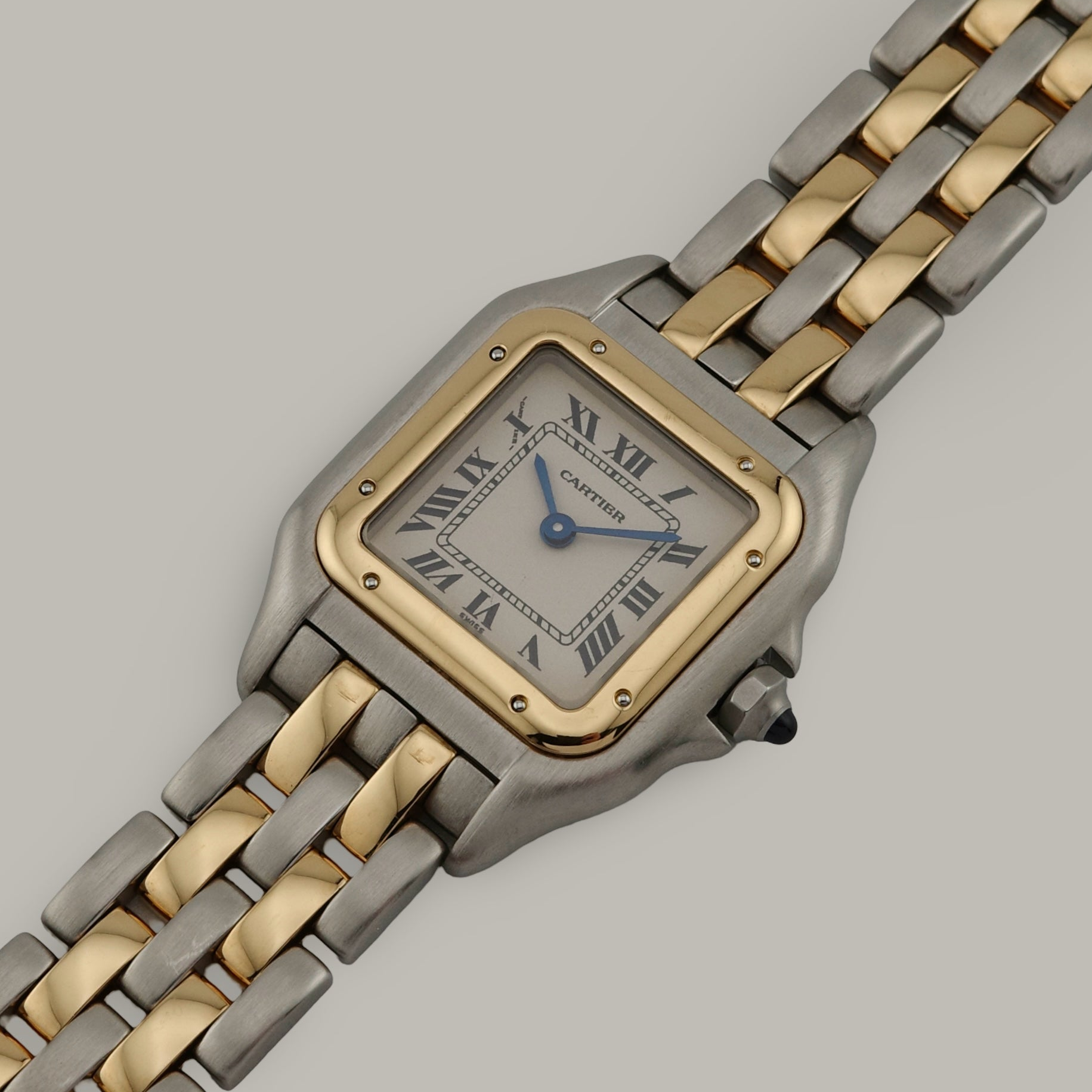 Vintage Panthère de Cartier Yellow Gold & Steel White Dial 22mm Product Image 1